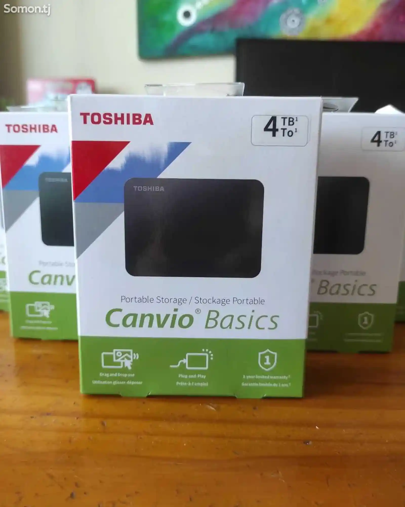 Внешний жесткий диск Toshiba Canvio Basic 4Tb