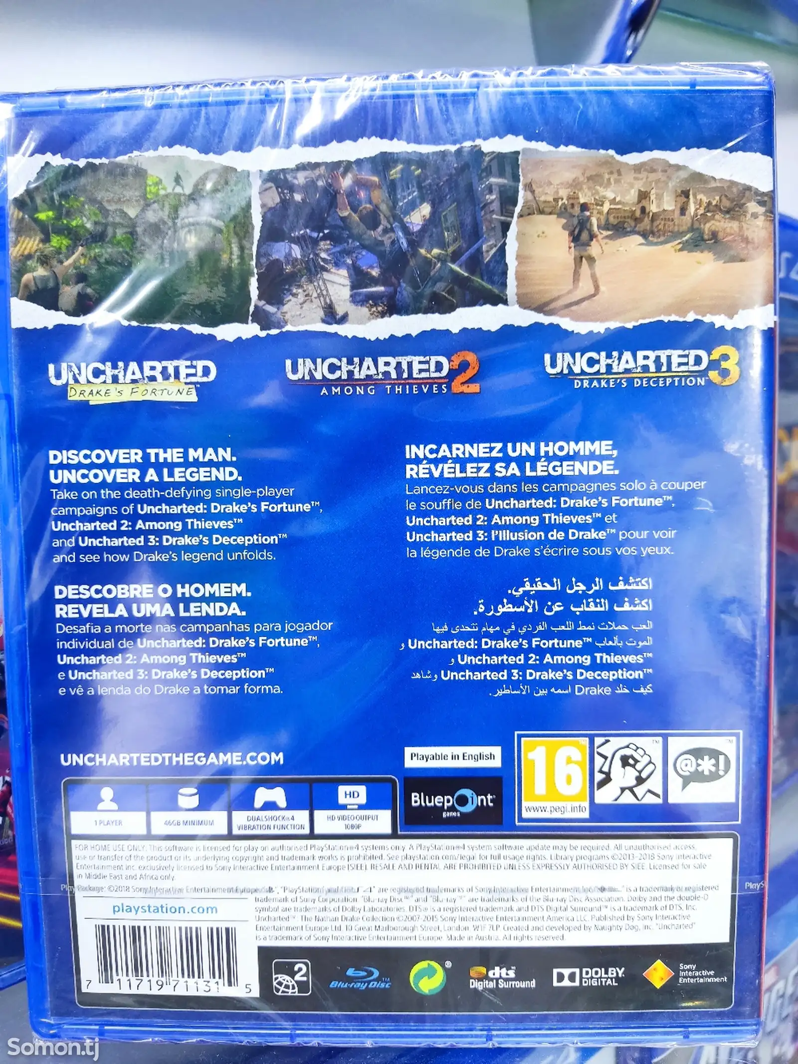 Игра Uncharted для PlayStation 4 PlayStation 5-2