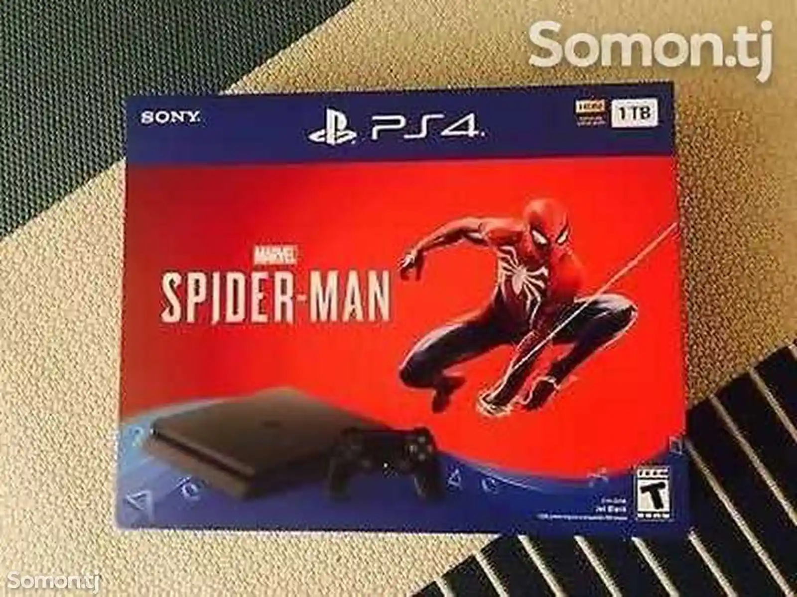 Игровая приставка Sony PlayStation 4 Slim 1000gb + 25игр Spiderman Edition-1
