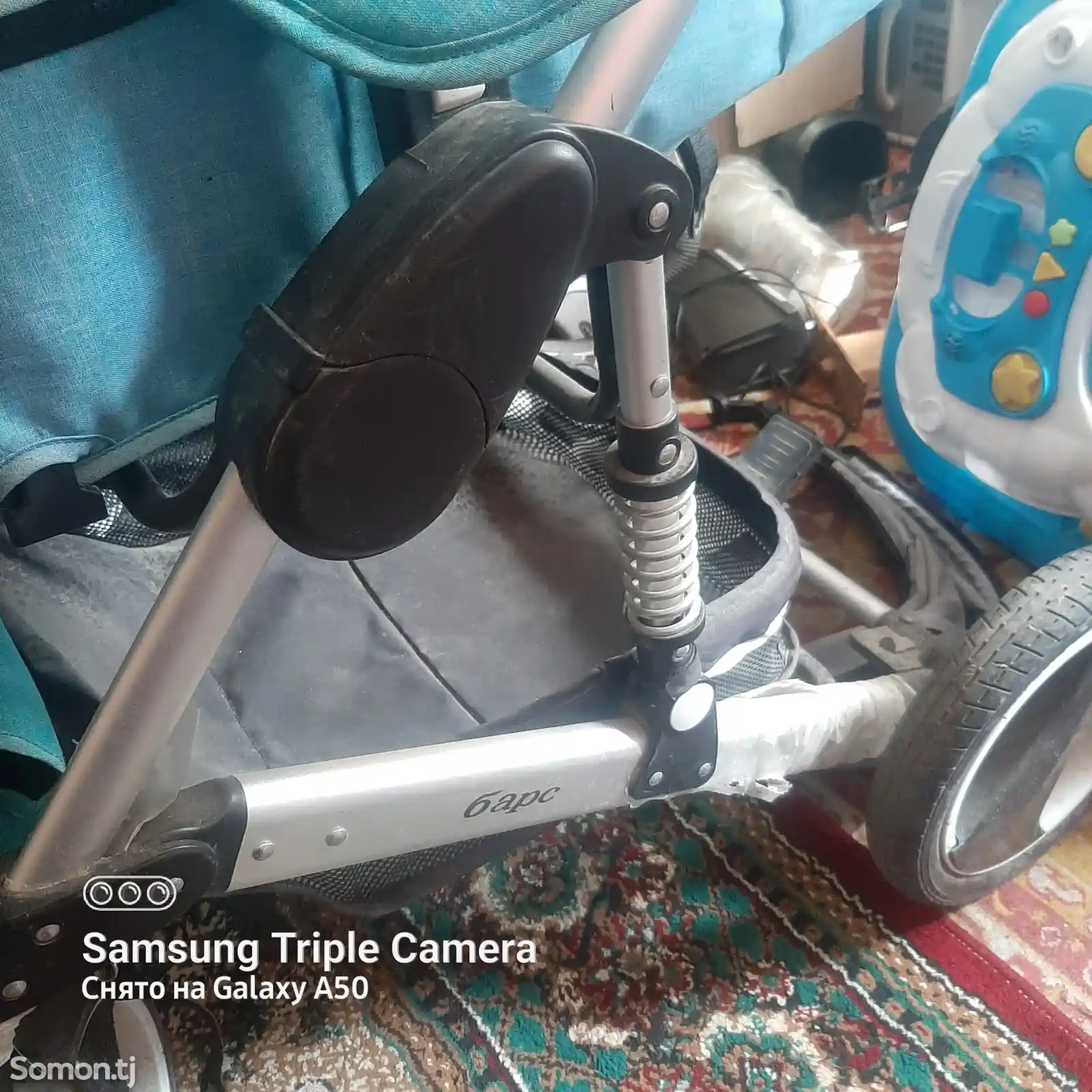 Детский коляска и люлька в комплекте-5