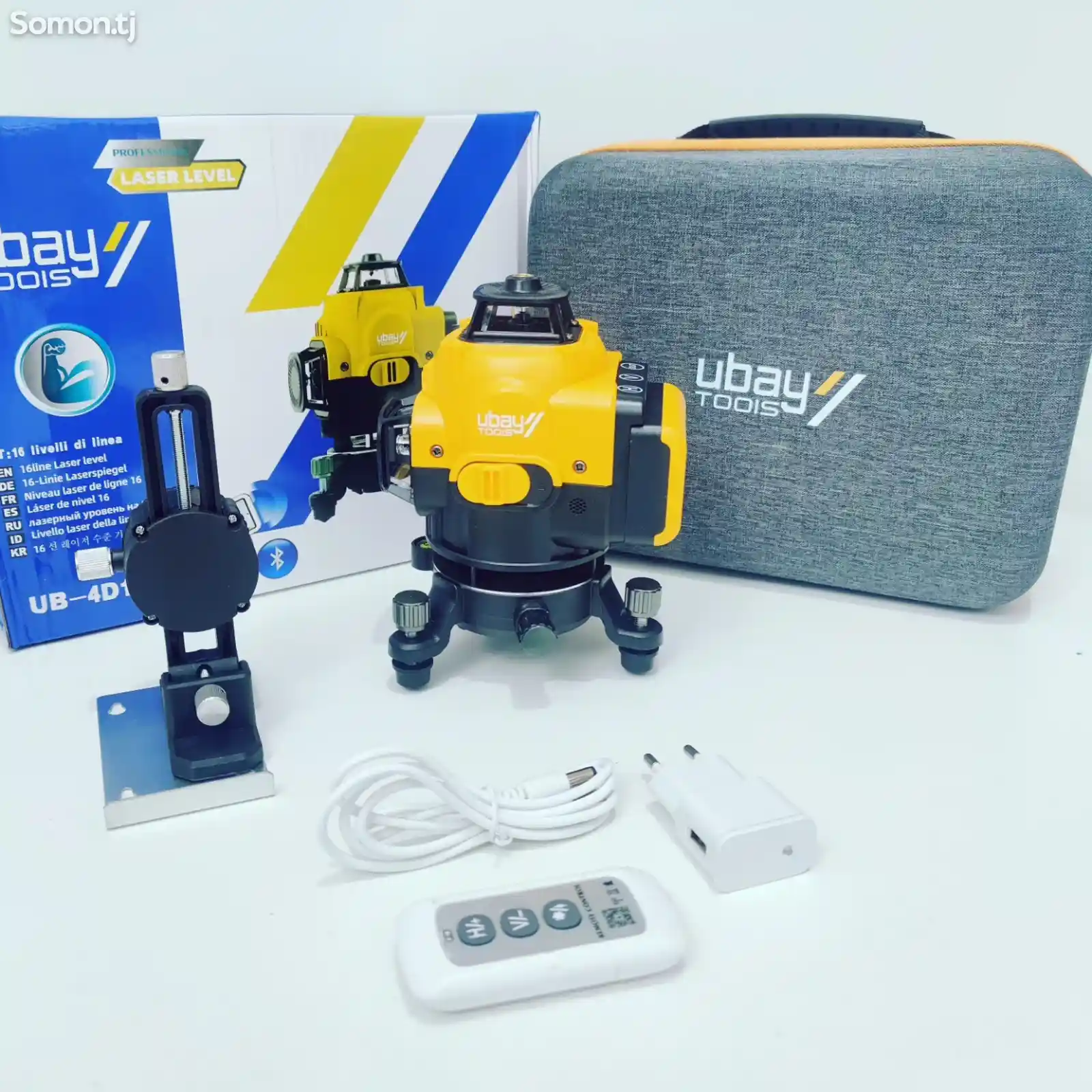 Лазерный уровень 4D 16 линия Ubay & Biyoti с дистанционным управлением-3