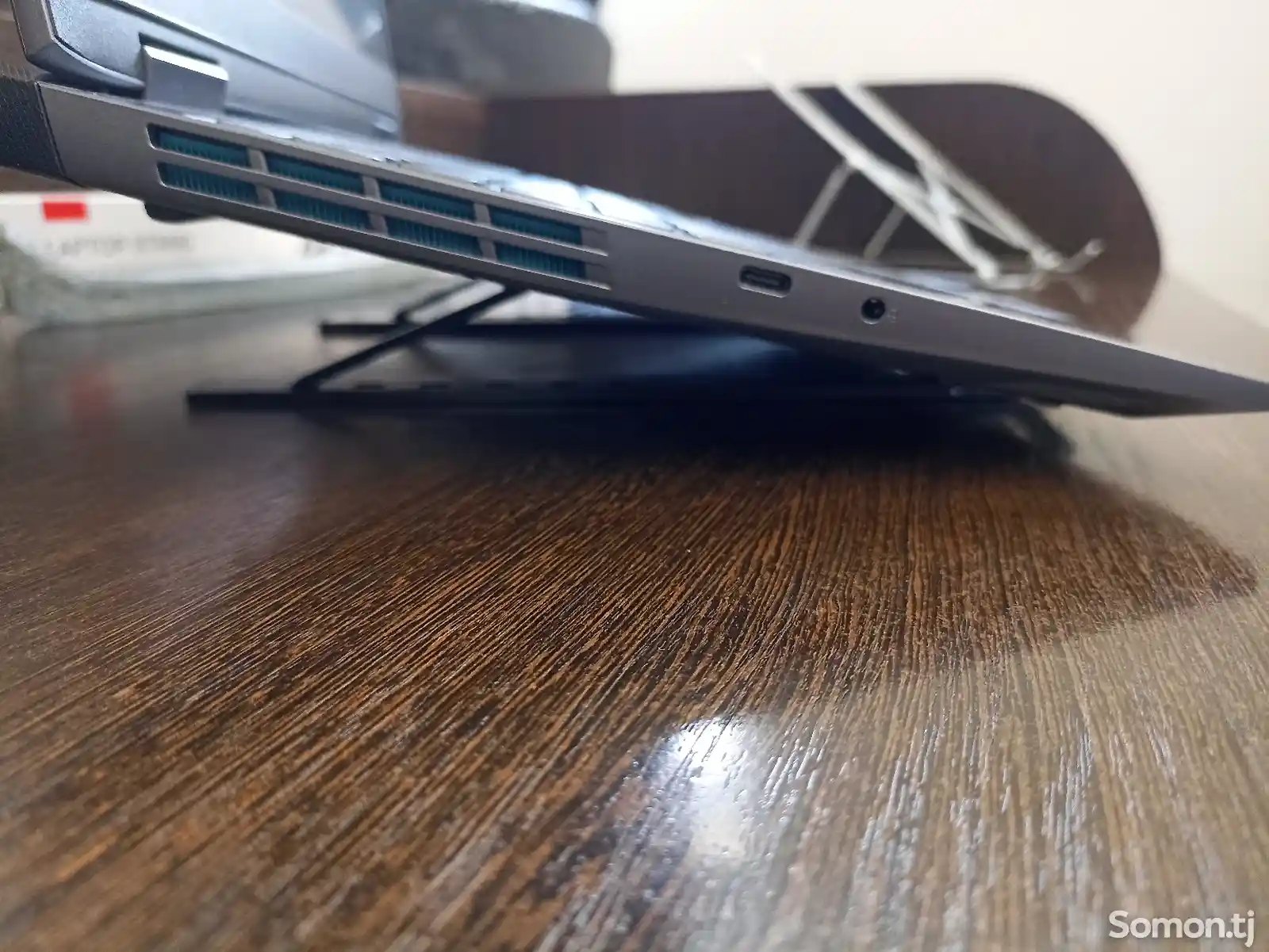 Алюминиевая складная подставка для ноутбука-7