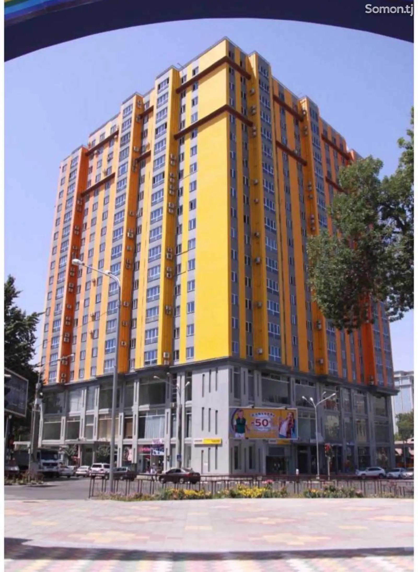 3-комн. квартира, 10 этаж, 78м², Сомони-1