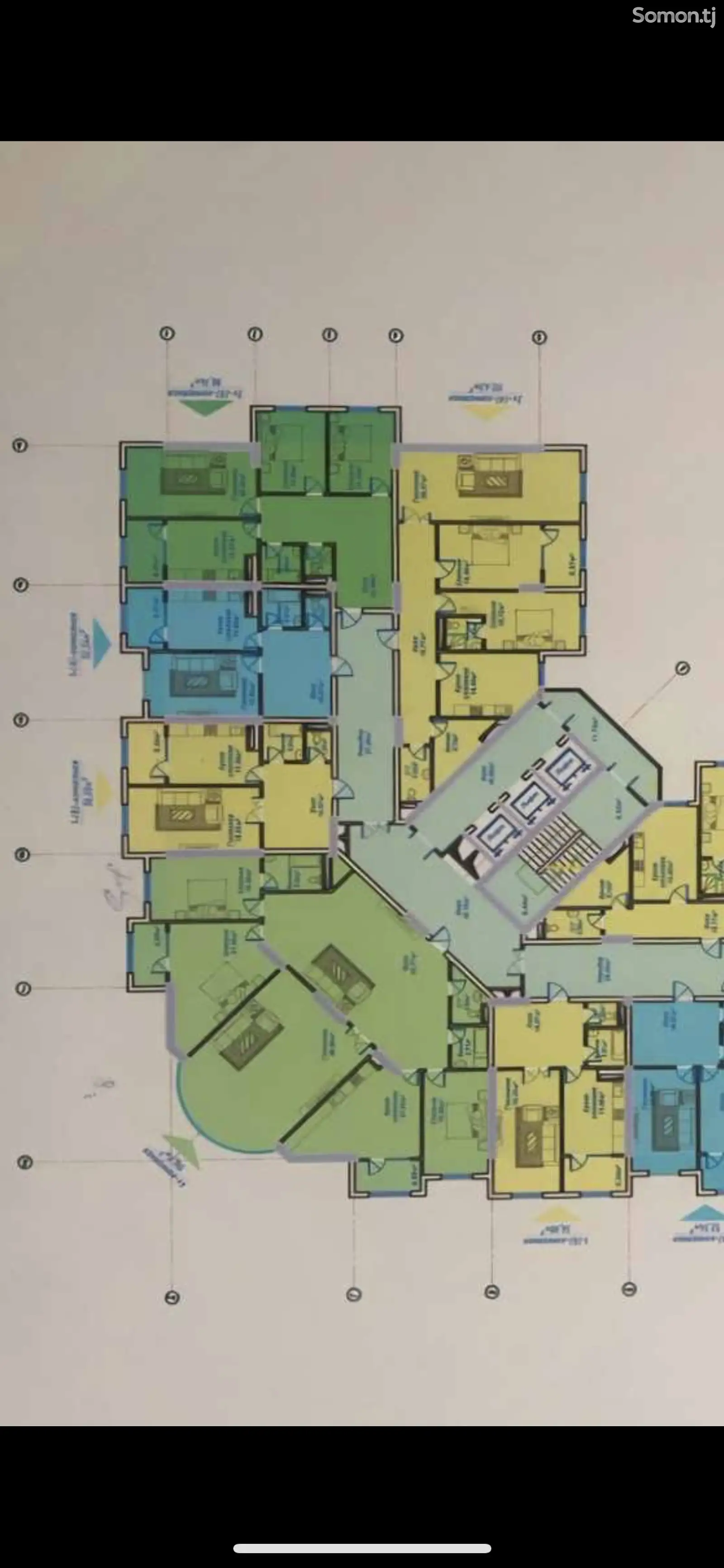 1-комн. квартира, 6 этаж, 56 м², Шохмансур, напротив парка Алишера Навои-2