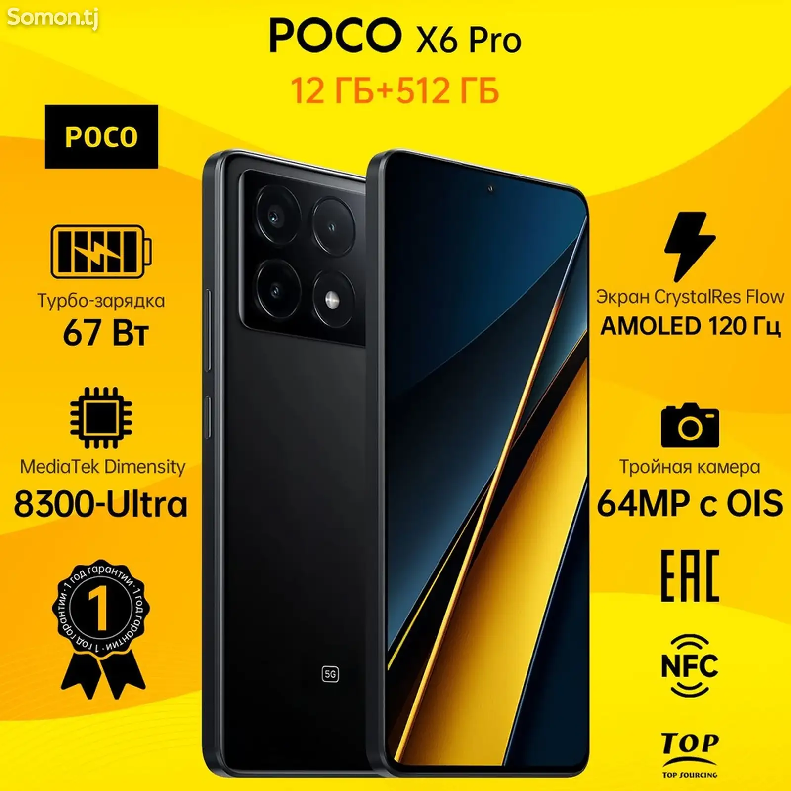 Xiaomi Poco X6 pro 12/512-1