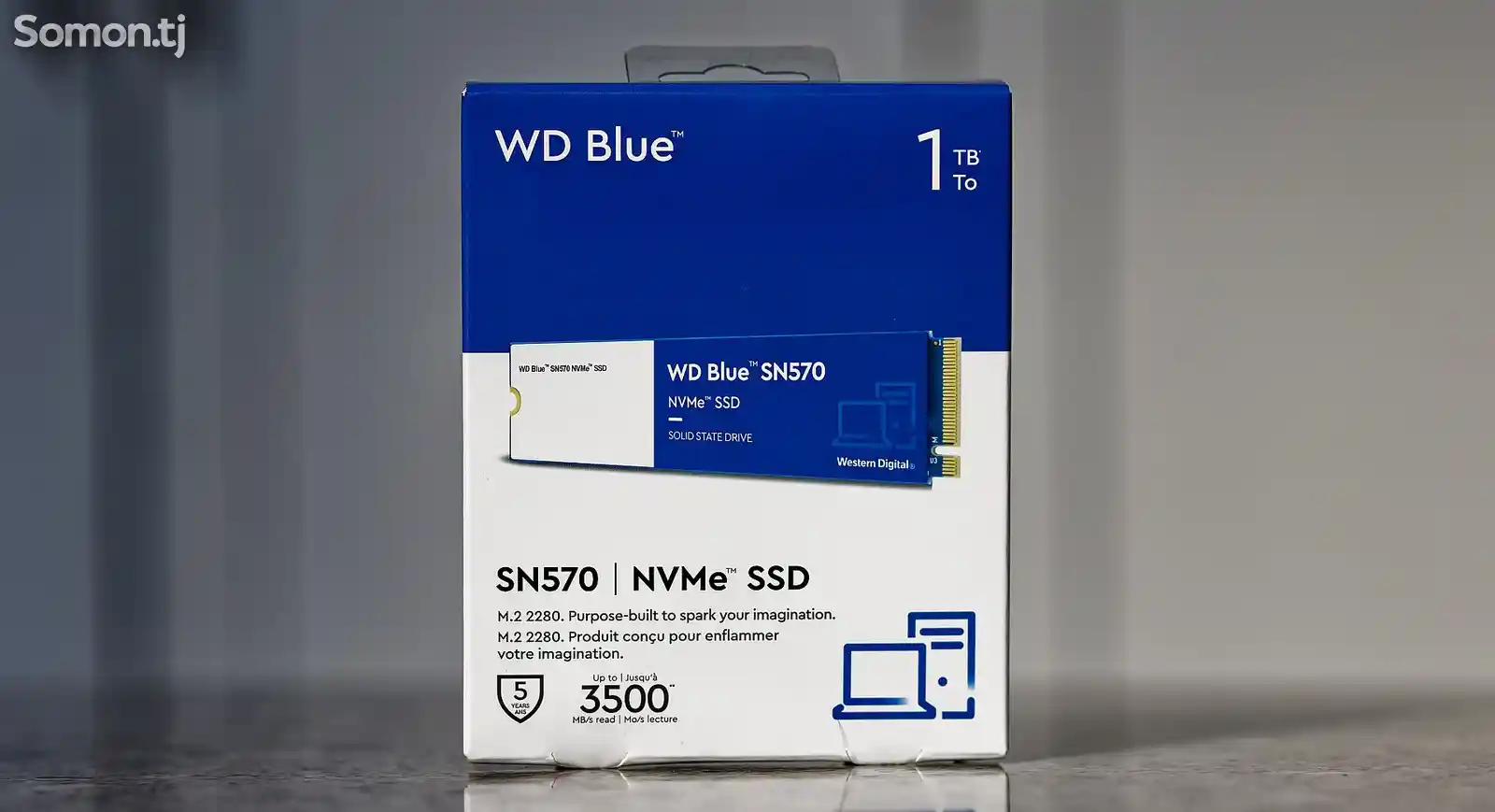 SSD накопитель WD blue nvme 1000gb-1