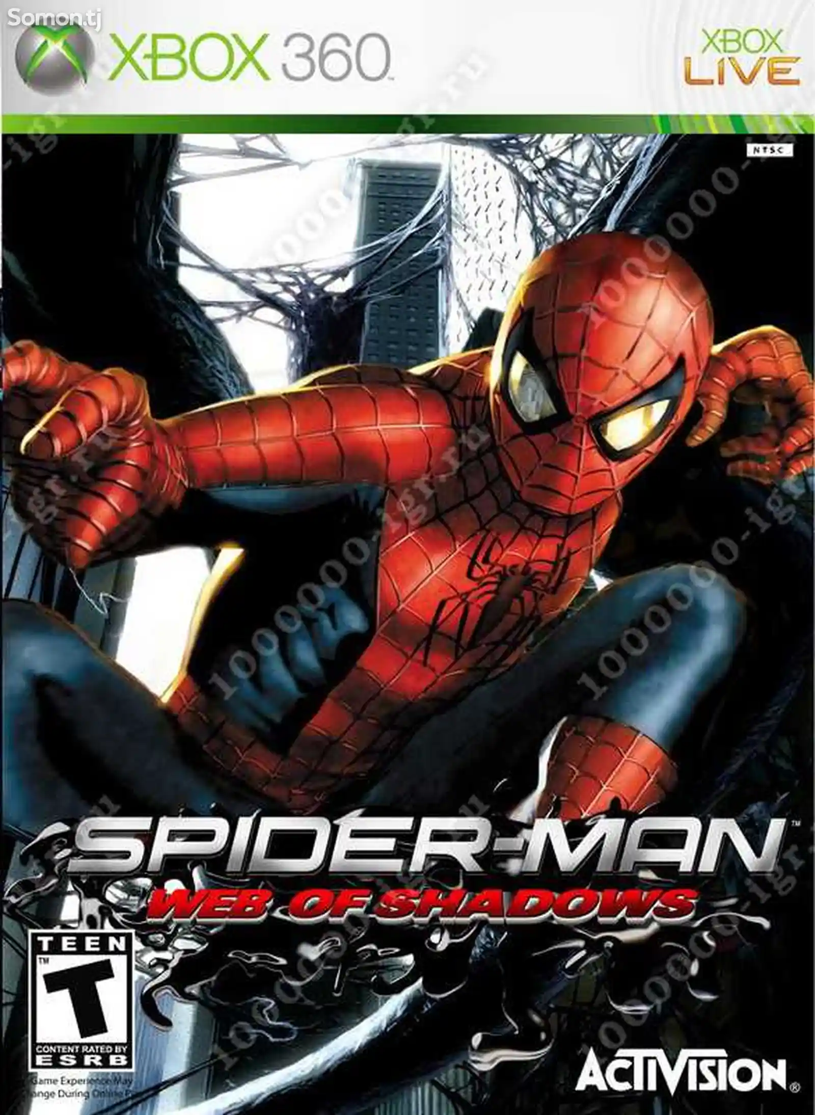 Игра Spider men web of shadows для прошитых Xbox 360