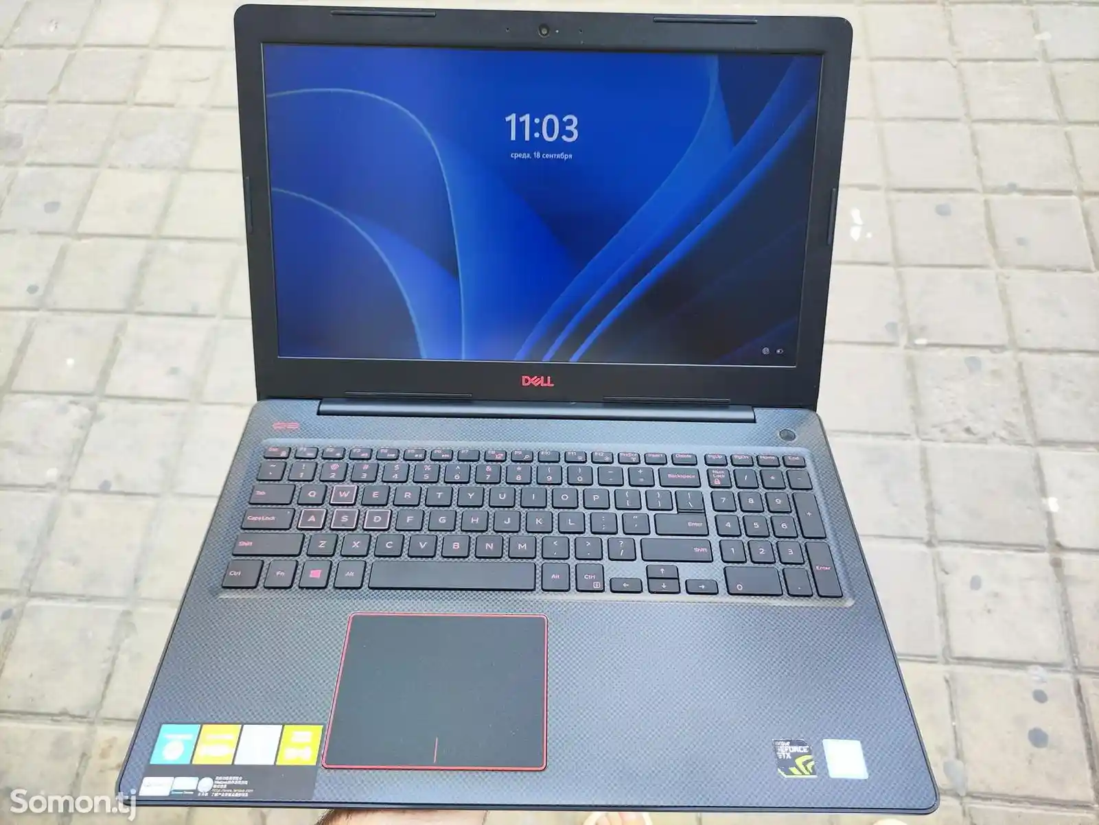 Ноутбук Dell G3 Core i7 8750H/GTX1050Ti/4gb/12/512gb-1