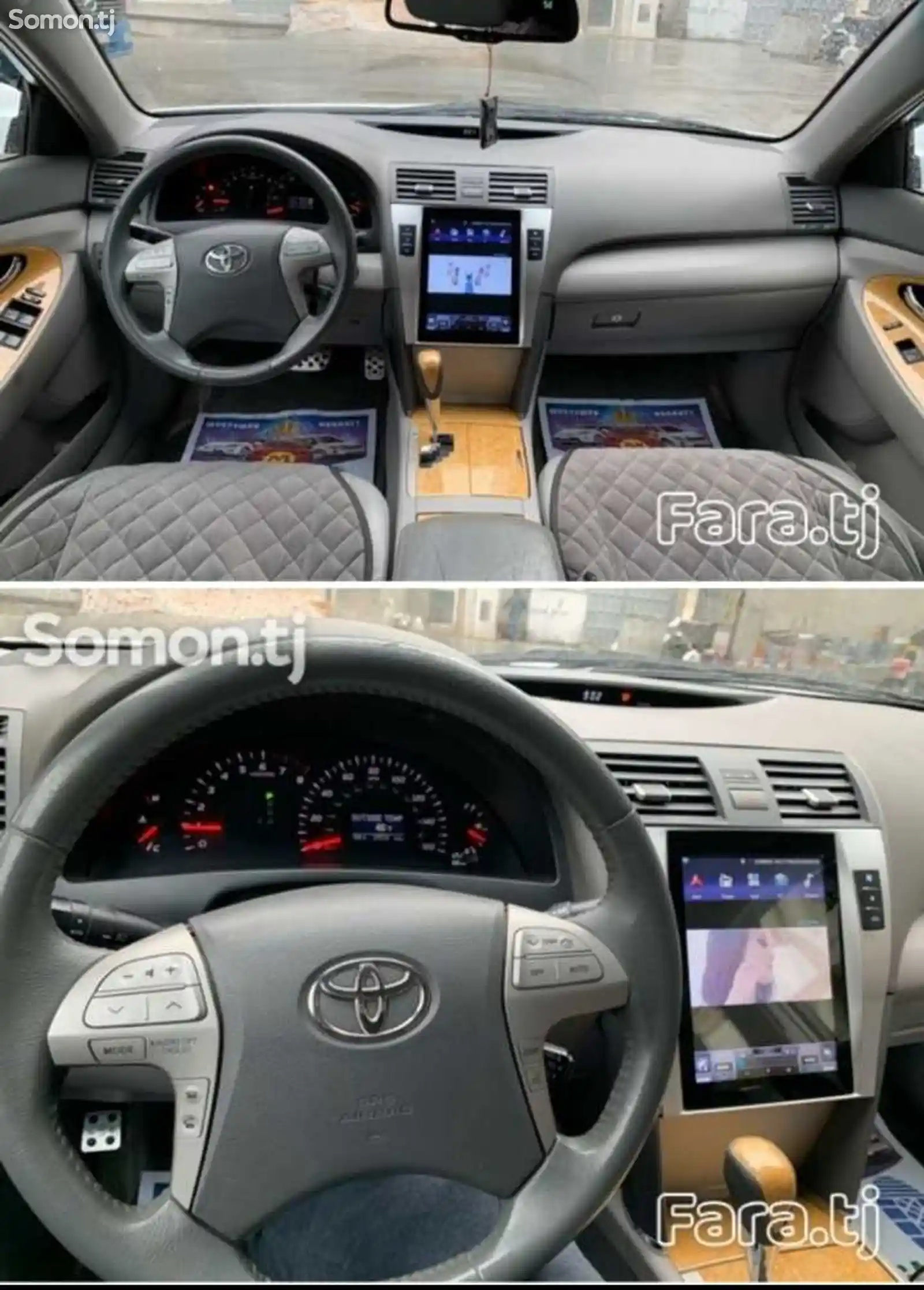 Штатный монитор Toyota Camry-2