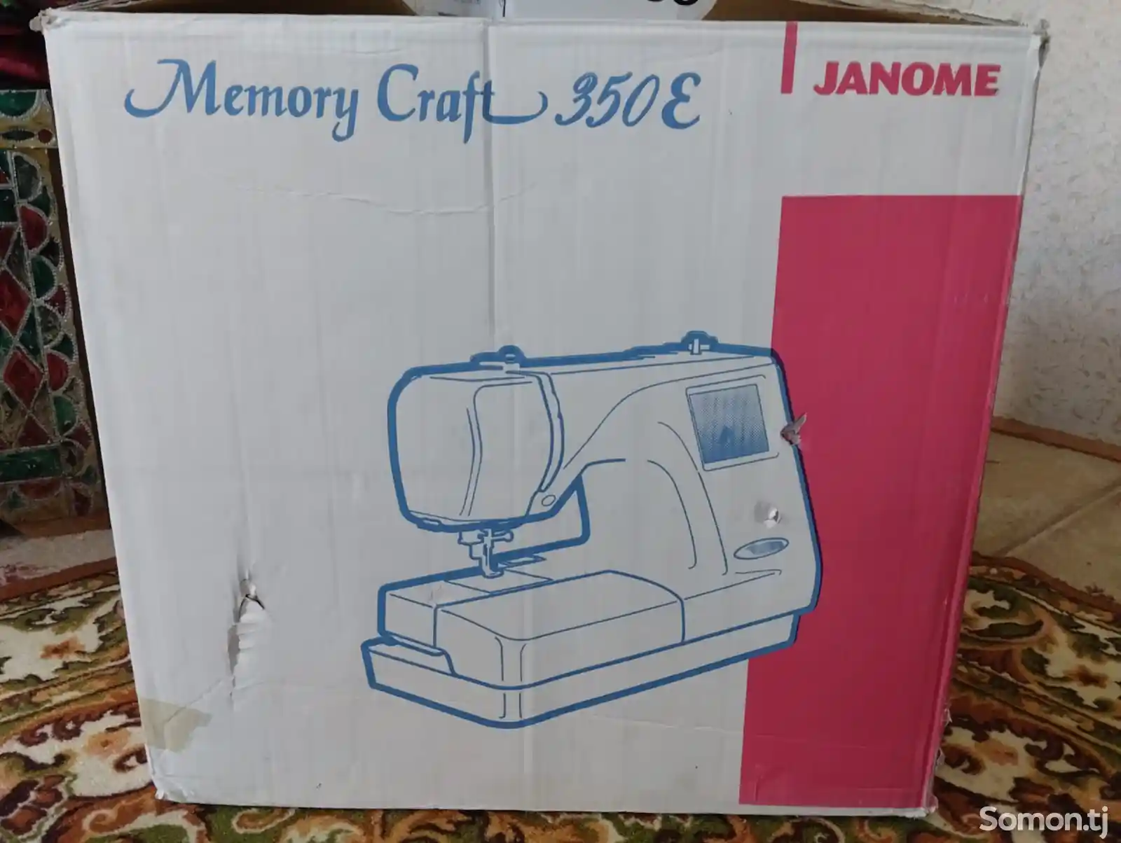 Вышивальная машина Janome 350E 8 000 c. №11849455 в г. Худжанд - Швейные  машины и оверлоки - Somon.tj бесплатные объявления куплю продам б/у