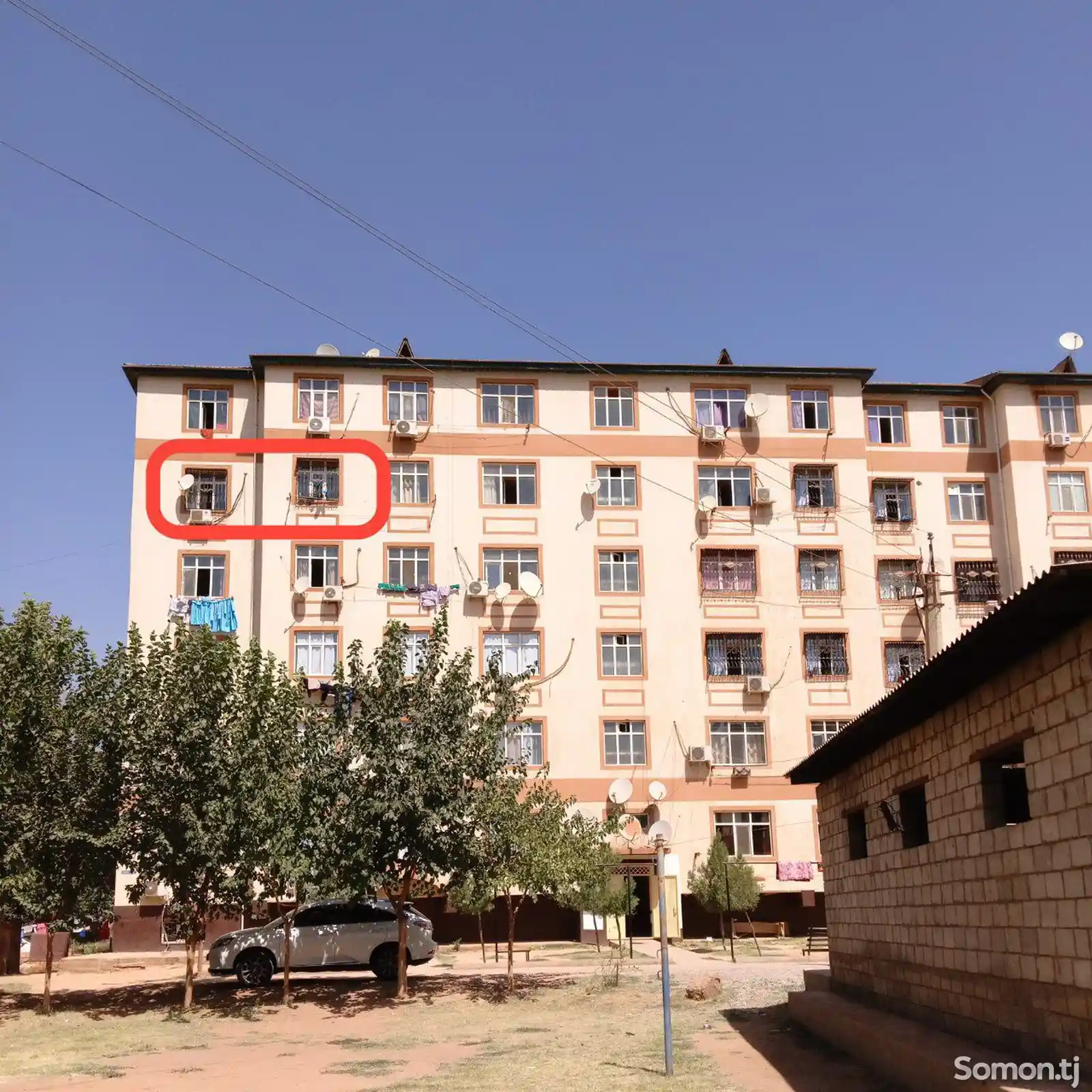 2-комн. квартира, 5 этаж, 44 м², А. Чоми, дом 82-11