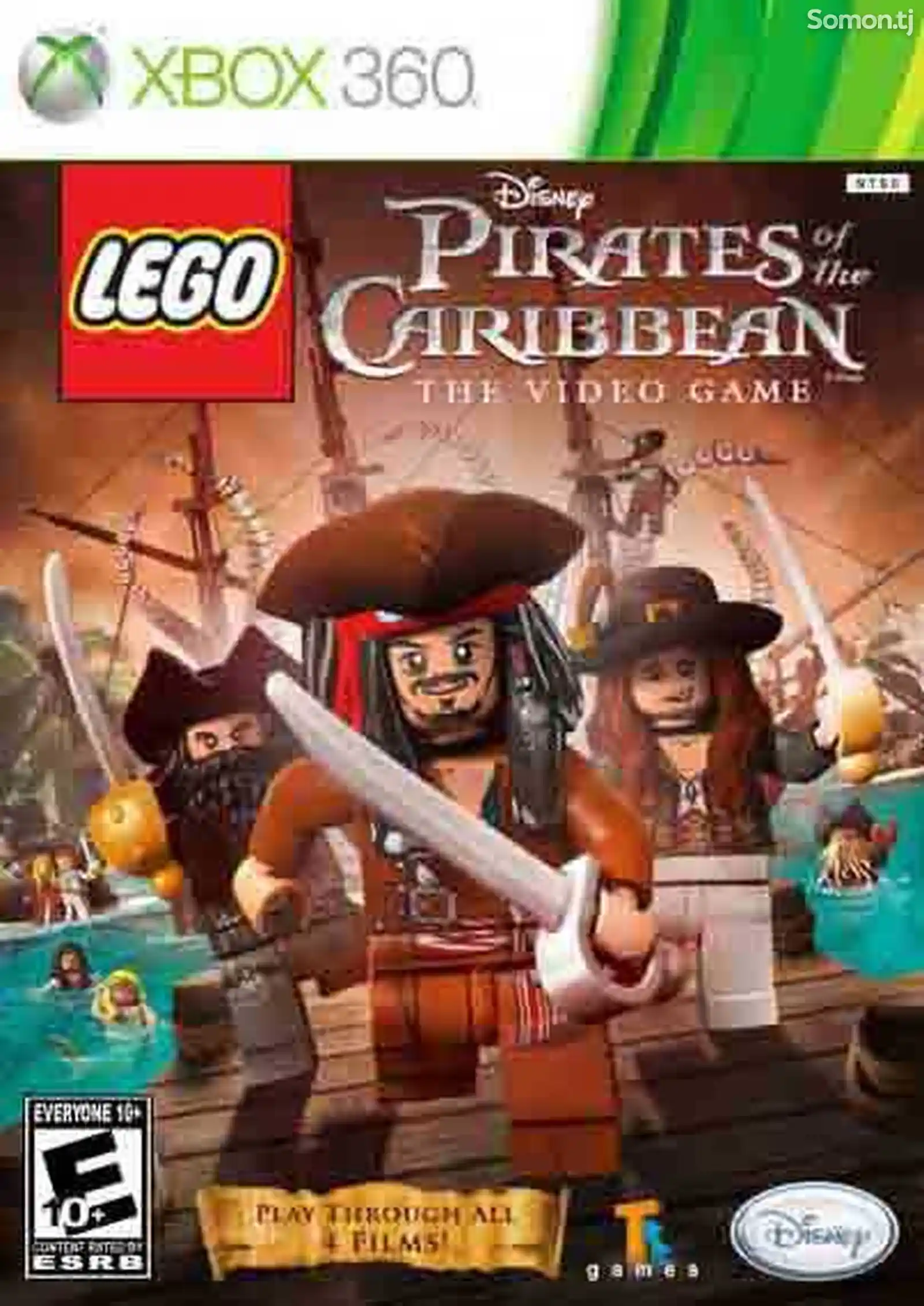 Игра Lego pirates of caribbean для прошитых Xbox 360