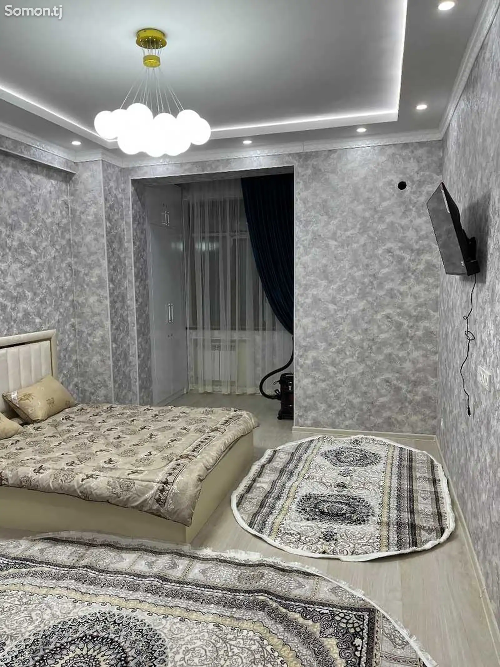 2-комн. квартира, 7 этаж, 70м², Сомони-1