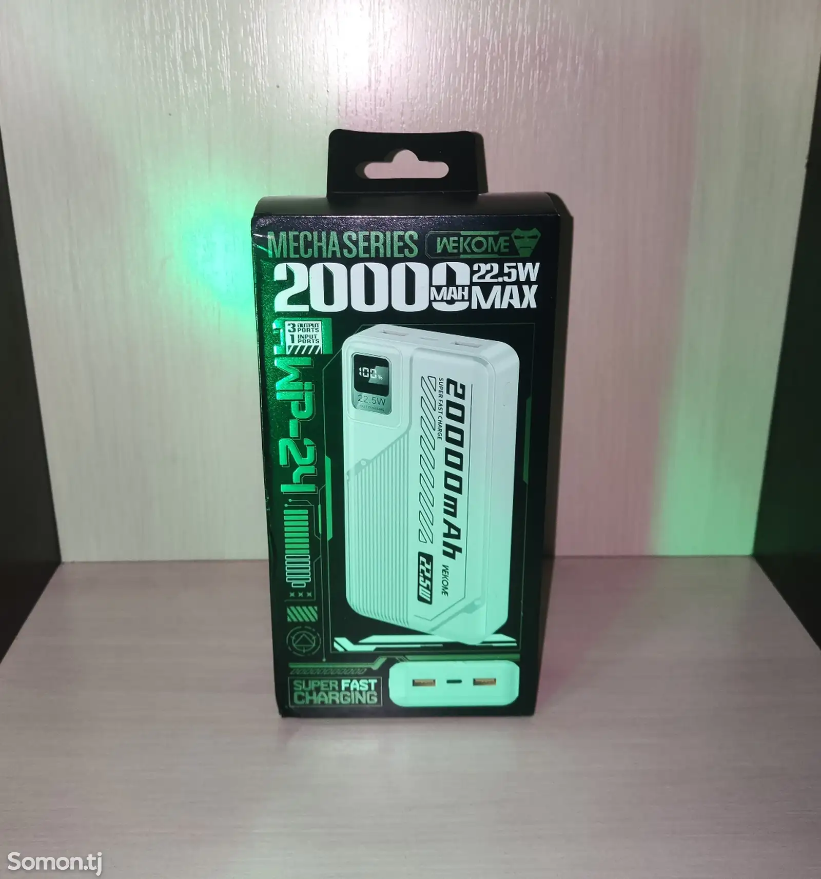 Внешний аккумулятор wekome 20000mAh 22.5w-1