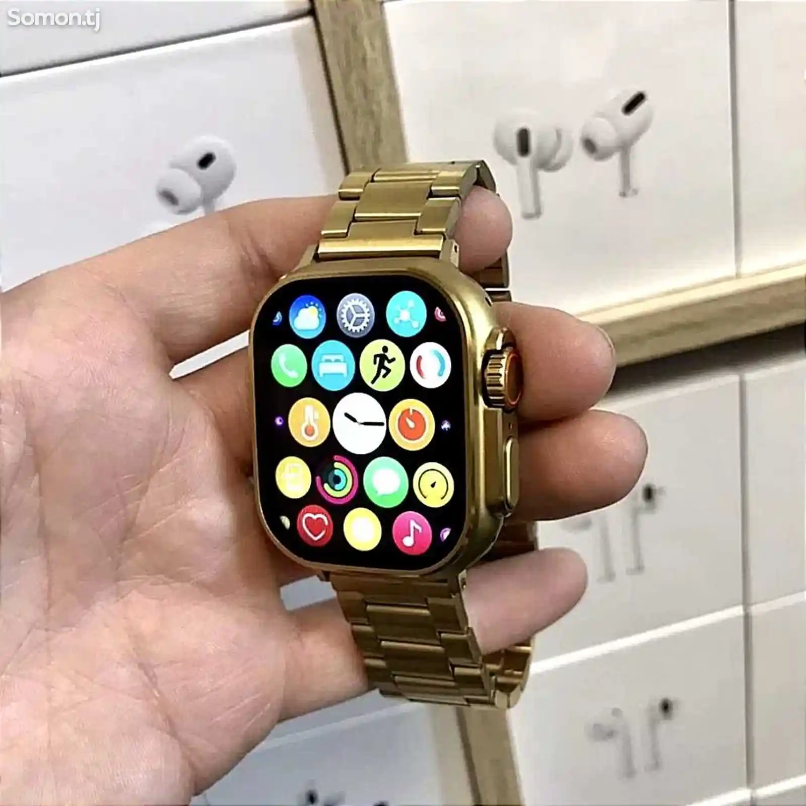 Смарт часы Xbo 8 Ultra Gold-1