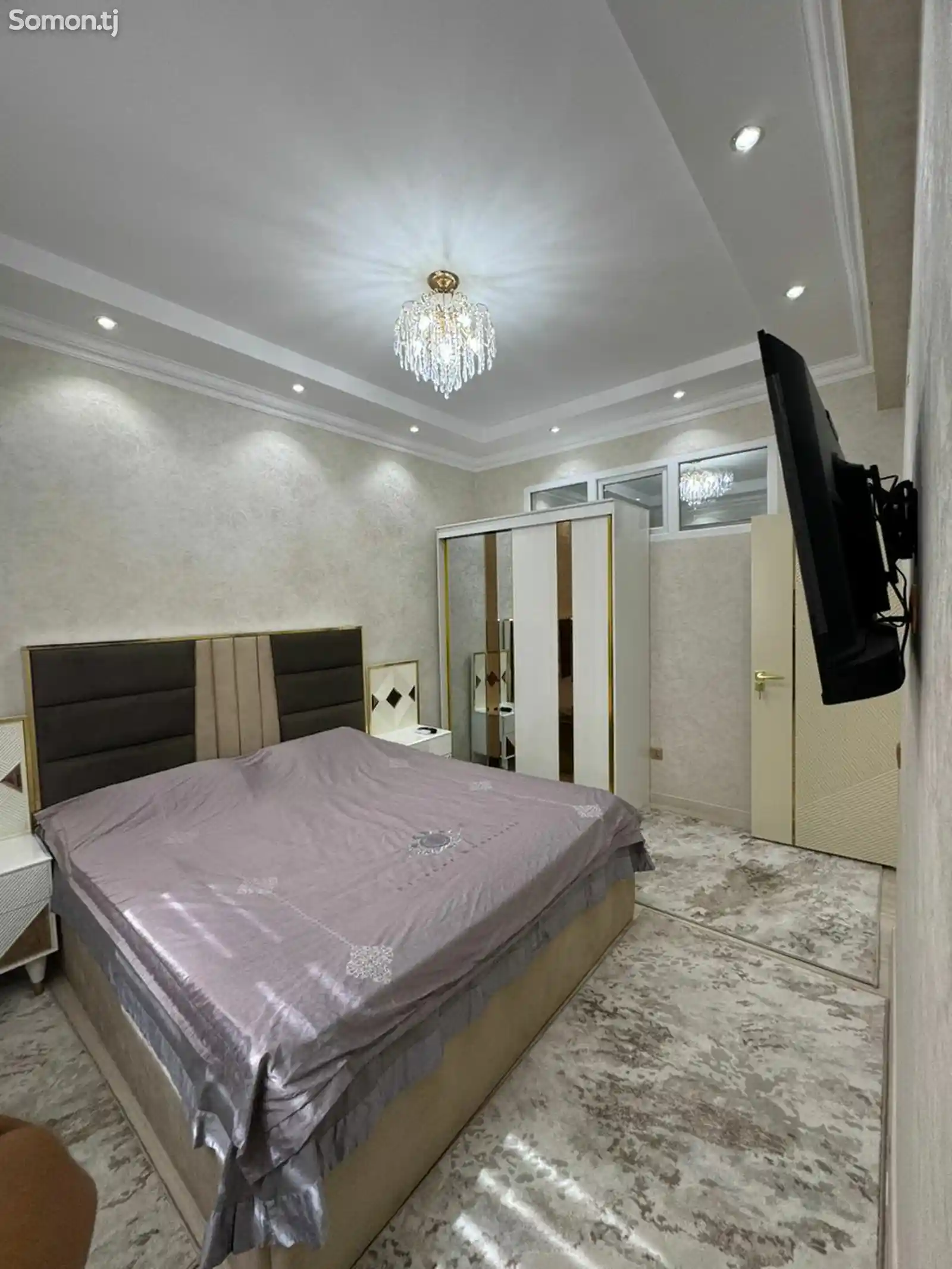 2-комн. квартира, 17 этаж, 100м², И. Сомони-4