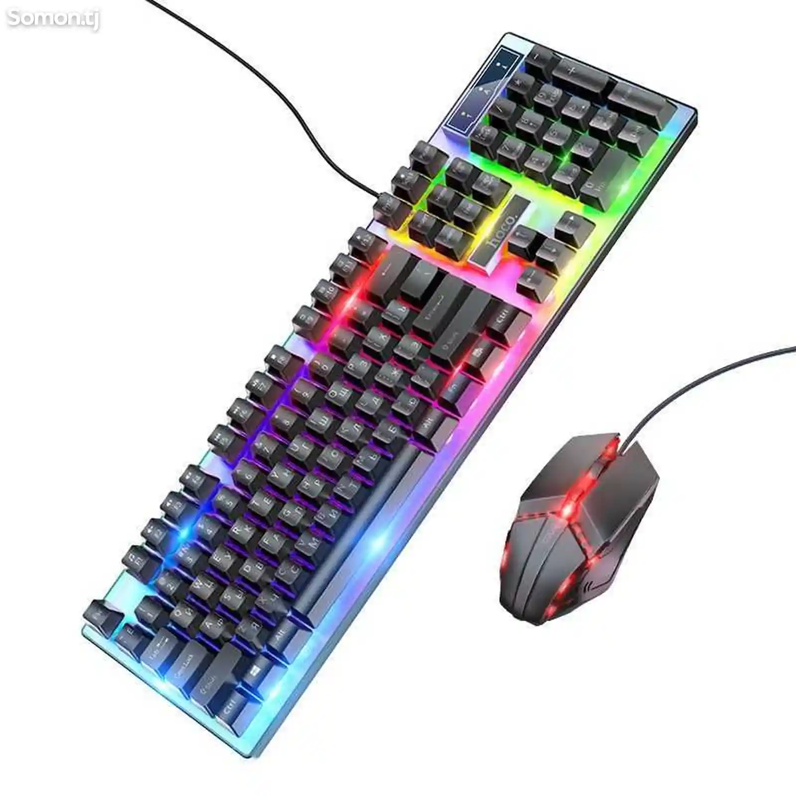 Комплект клавиатура проводная и мышь игровая Hoco GM18-2