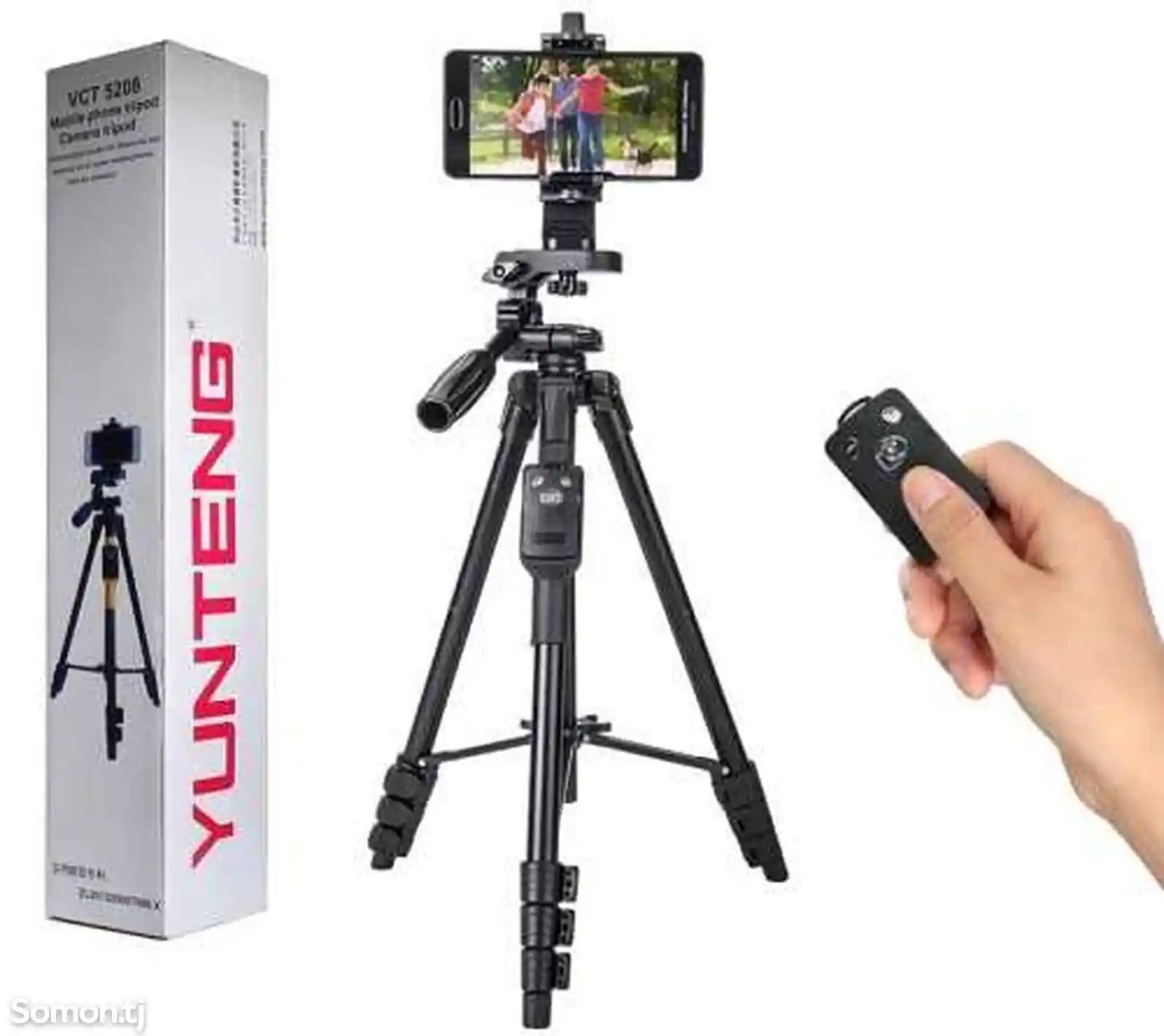 Штатив Tripod Yunteng VCT-5208 для фотоаппаратов, камер и смартфонов-3