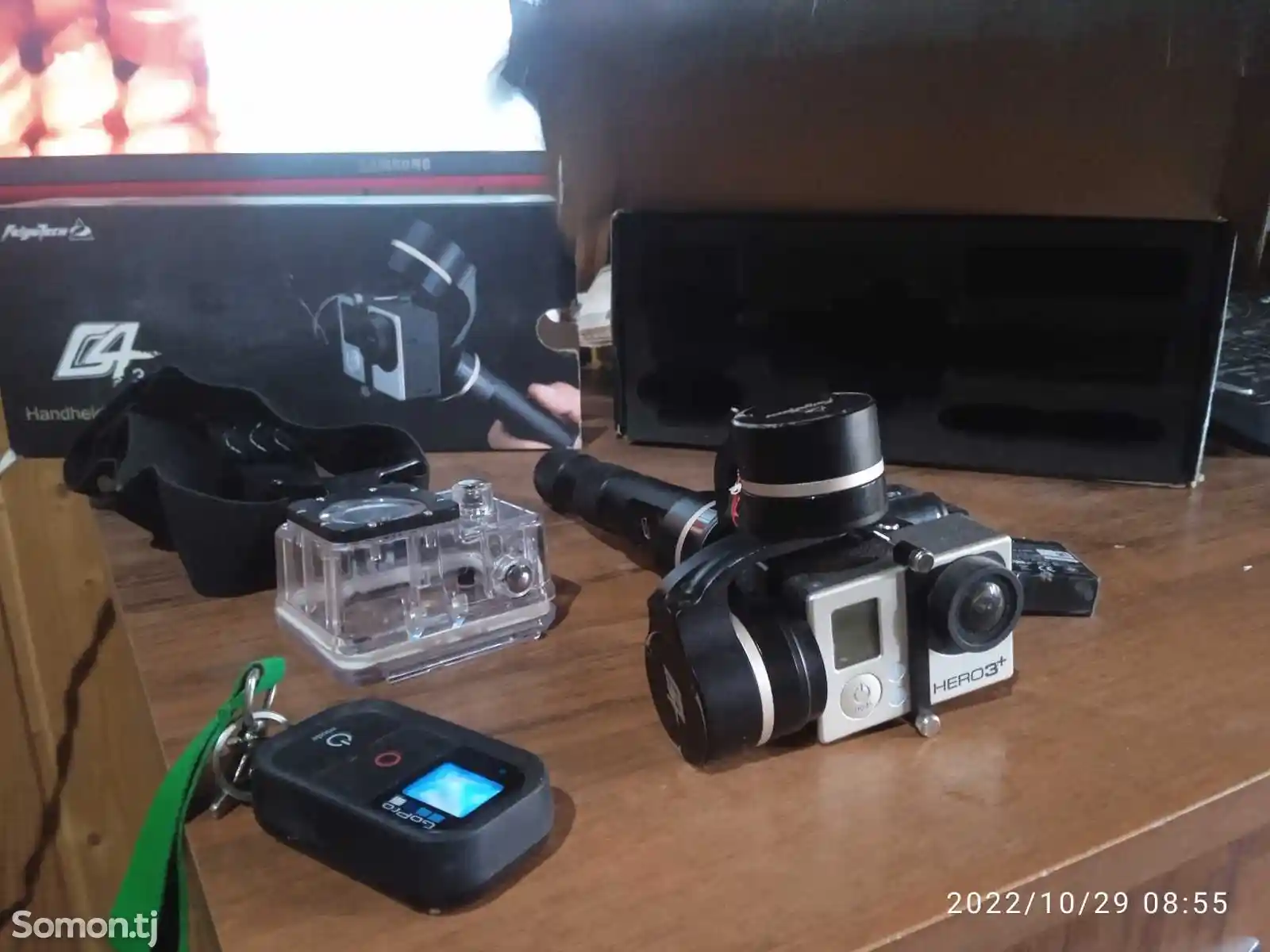 Стабилизатор FeiyuTech и камера GoPro HERO 3+-4