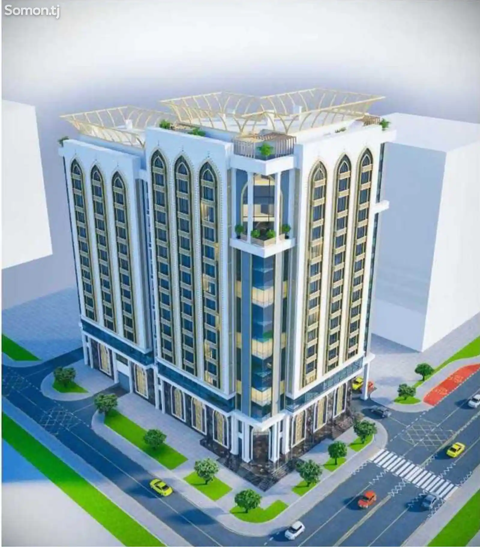 1-комн. квартира, 15 этаж, 65 м², Шохмансур-4