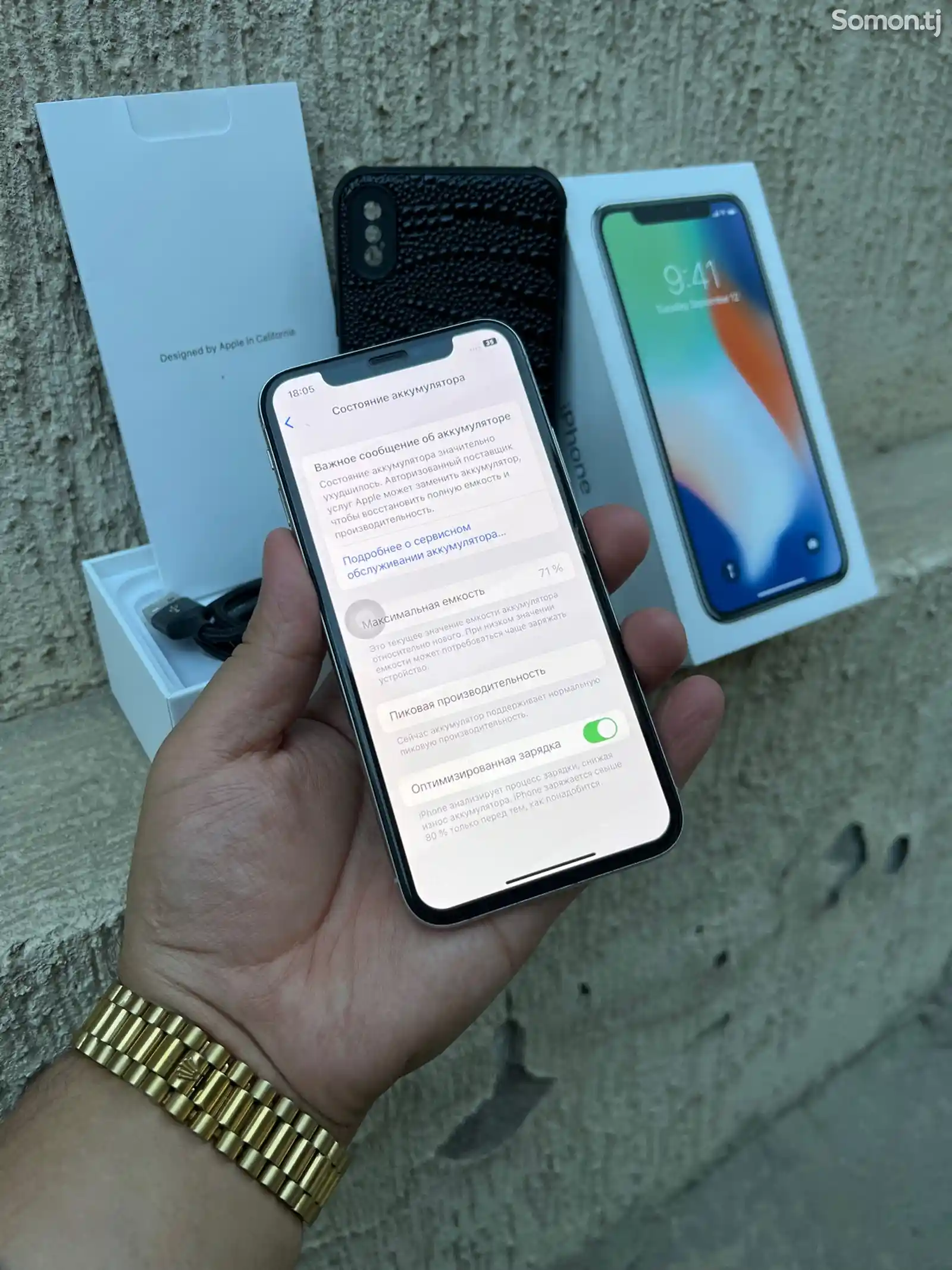 Apple iPhone X, 64 gb, Silver-11