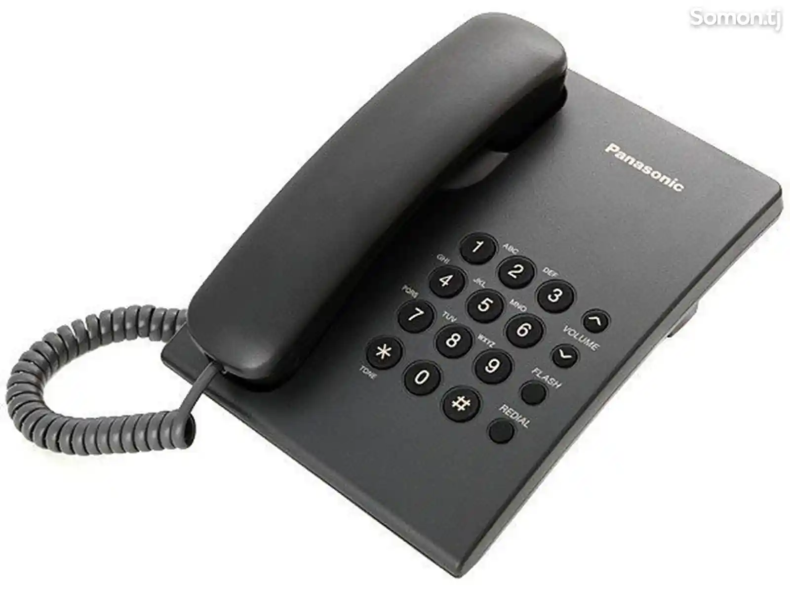Домашний телефон - Panasonic KX-TS2350UA. Темно-серый цвет