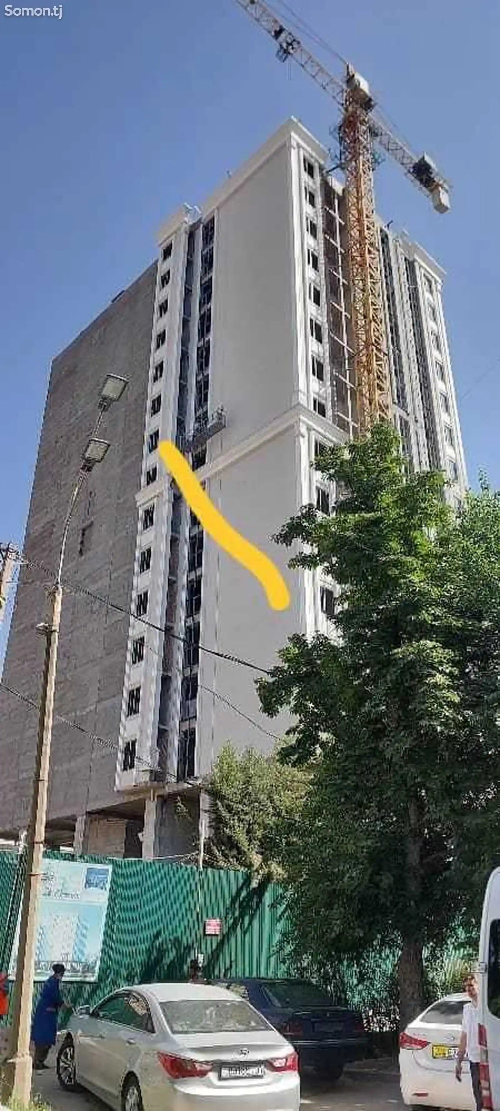 2-комн. квартира, 18 этаж, 56 м², Шохмансур-2