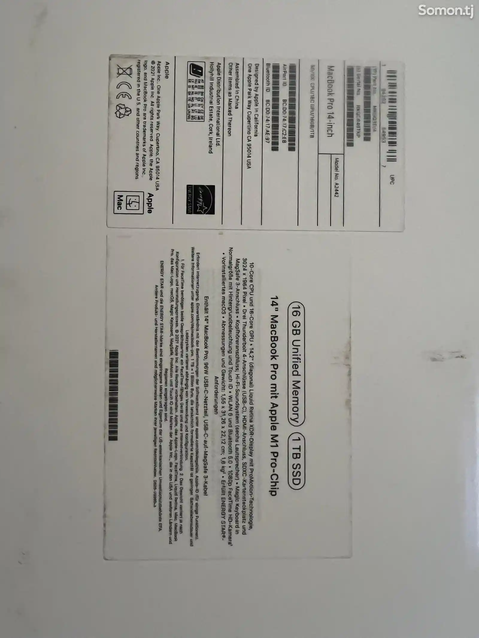 Ноутбук MacBook Pro 14 2021-6