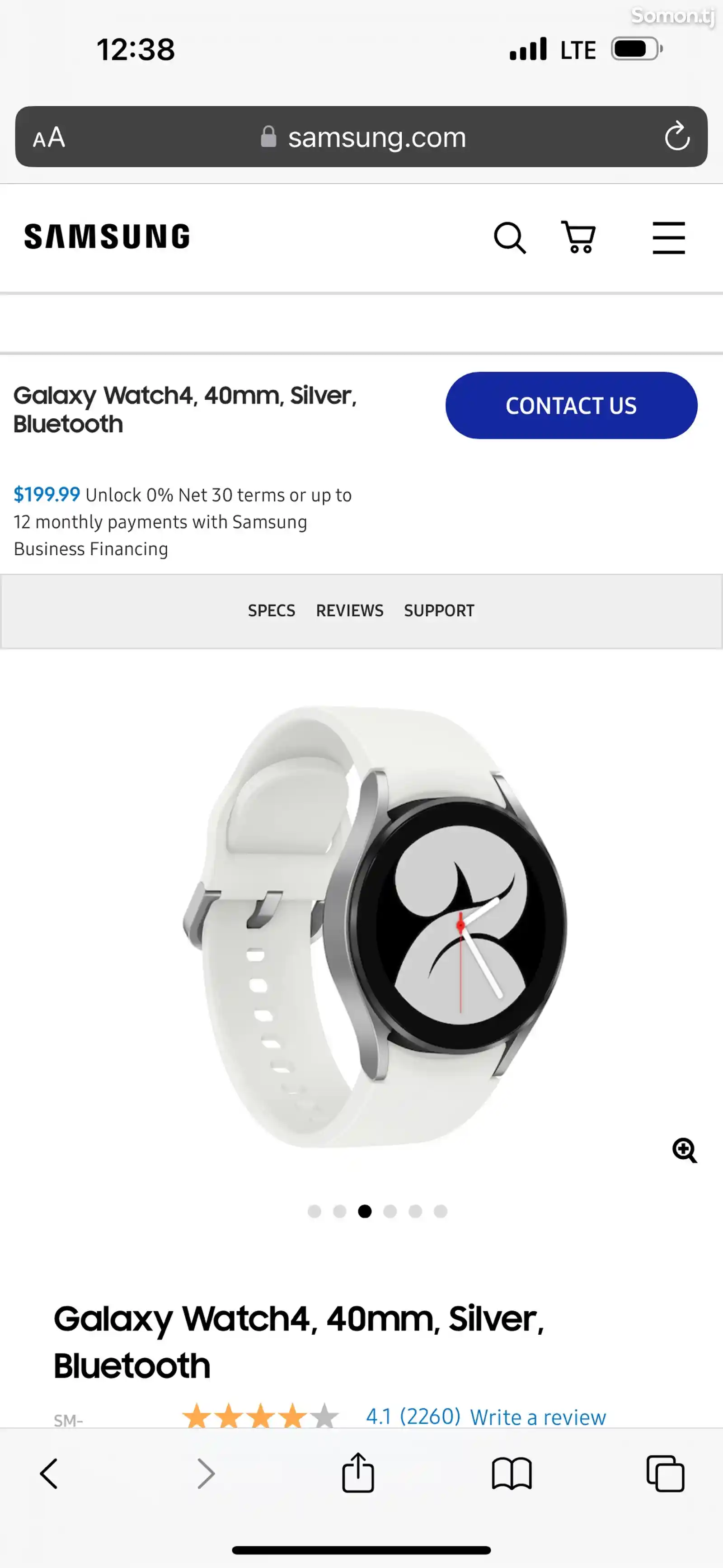 Смарт часы Samsung Galaxy Watch 4-3