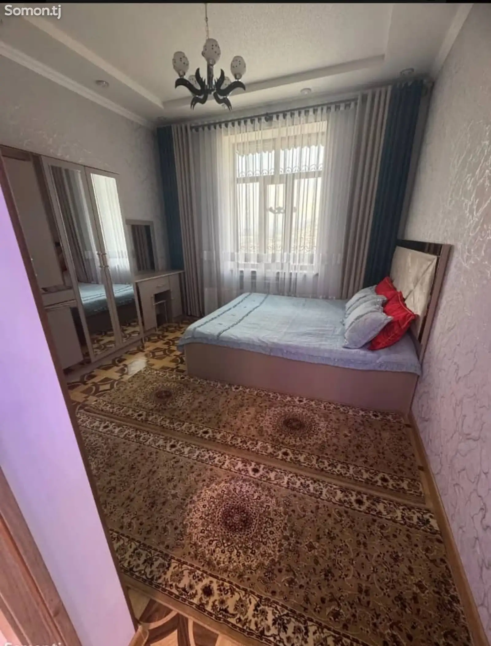 2-комн. квартира, 11 этаж, 60м², Исмоили Сомони-1