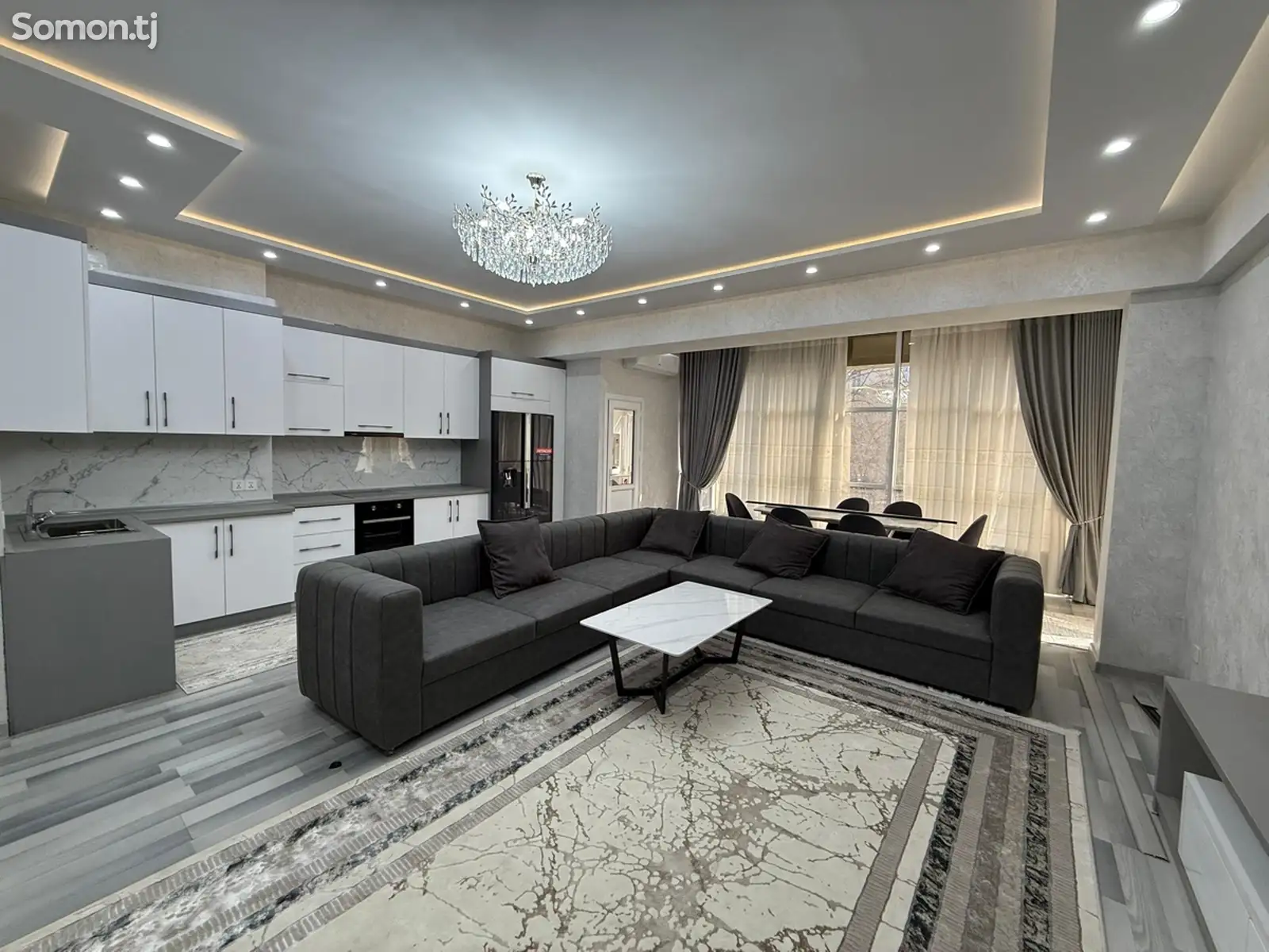 1-комн. квартира, 3 этаж, 70 м², Сомони-1