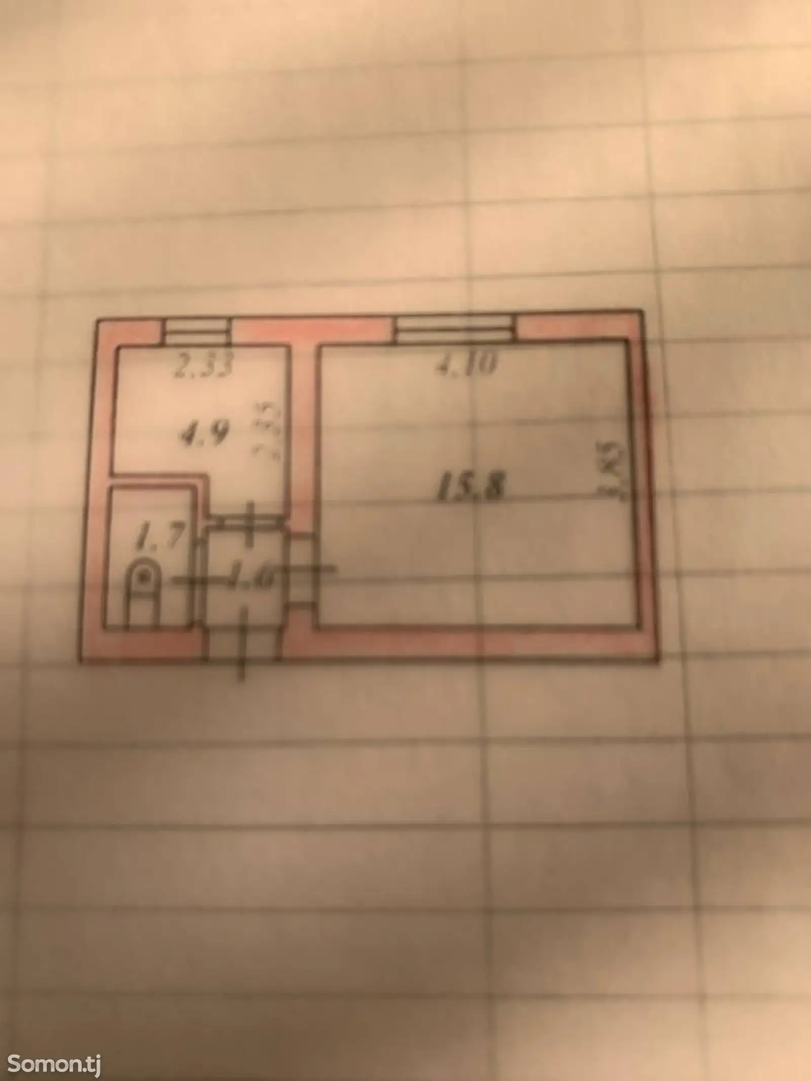 2-комн. квартира, 1 этаж, 52м², Жилмассив-1