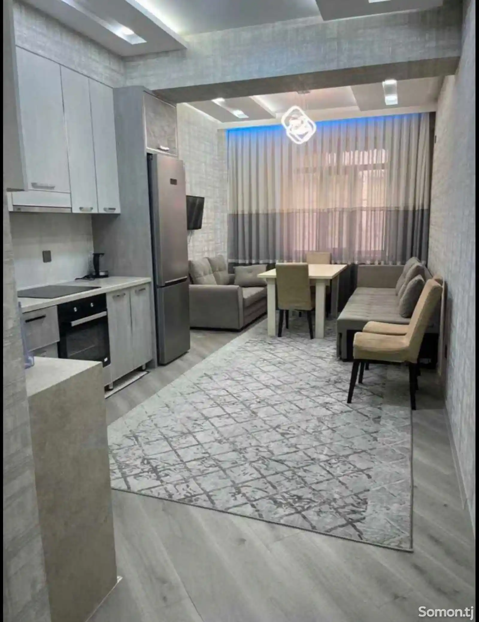 1-комн. квартира, 9 этаж, 65 м², Шохмансур-3