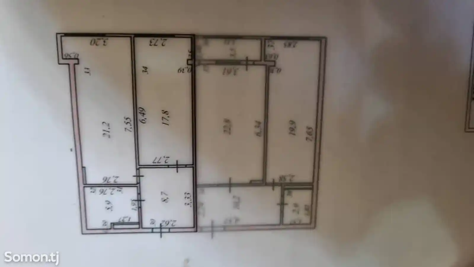 3-комн. квартира, 4 этаж, 113 м², Водонососная-2