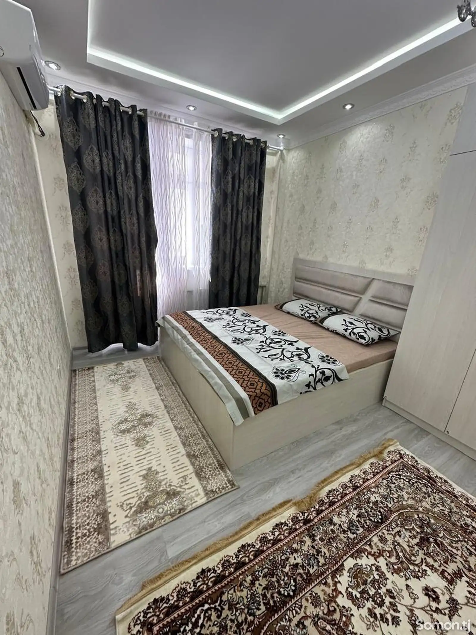 2-комн. квартира, 4 этаж, 80м², Исмоили Сомони-1