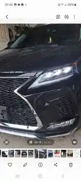 Передний обвес на Lexus rx 350 2010 год на стиль 2022 Fsport-4