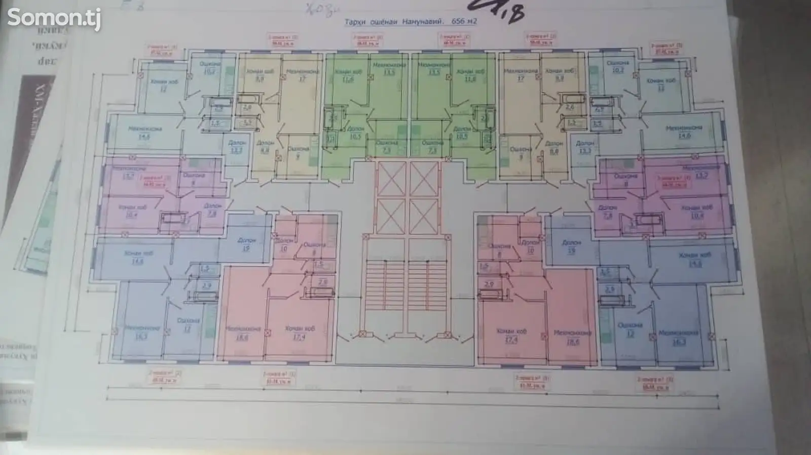 3-комн. квартира, 2 этаж, 70 м², Фабрика-1