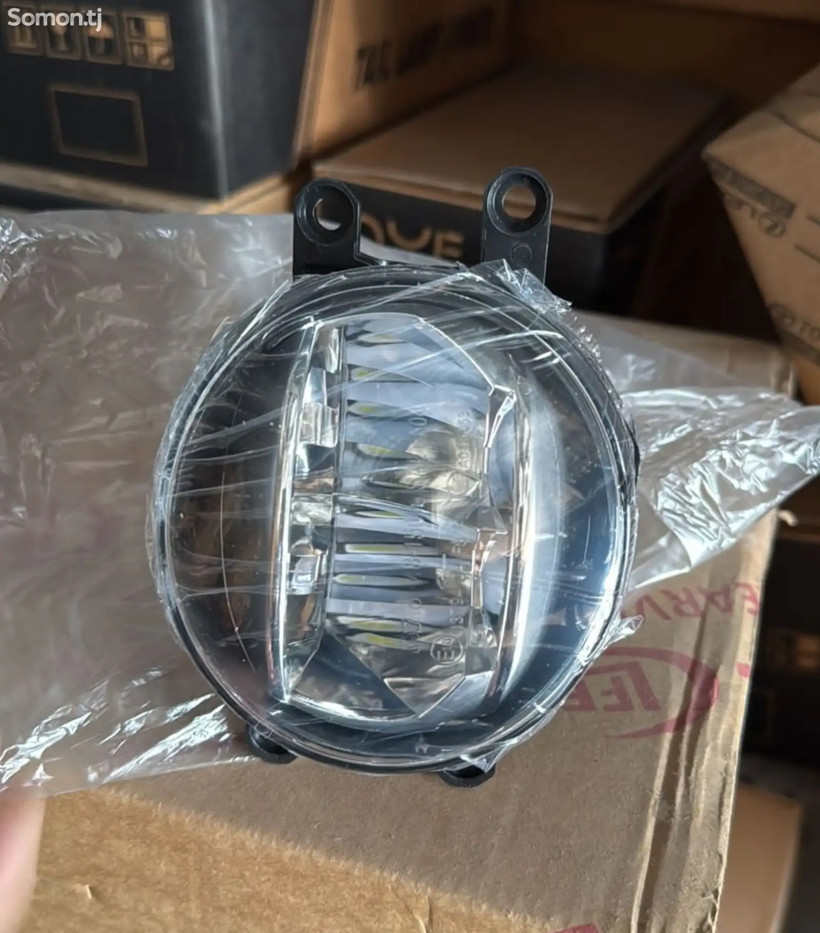 Противотуманные фары led на Toyota Camry 5