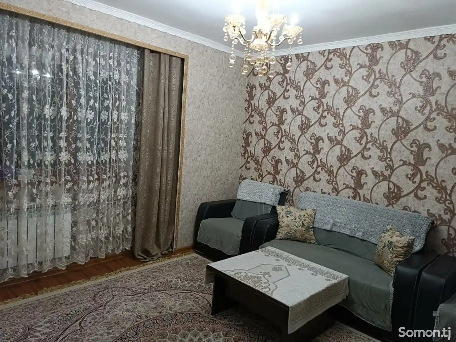 3-комн. квартира, 1 этаж, 48 м², Шохмансур-1