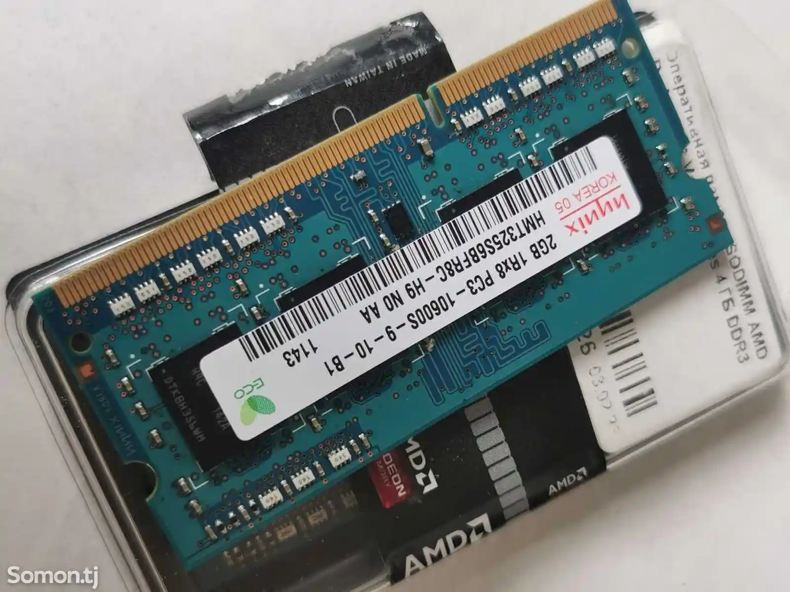 Оперативная память Для ноутбука 4GB 2x2GB DDR3 1333MHz Hynix PC3 10600S-3