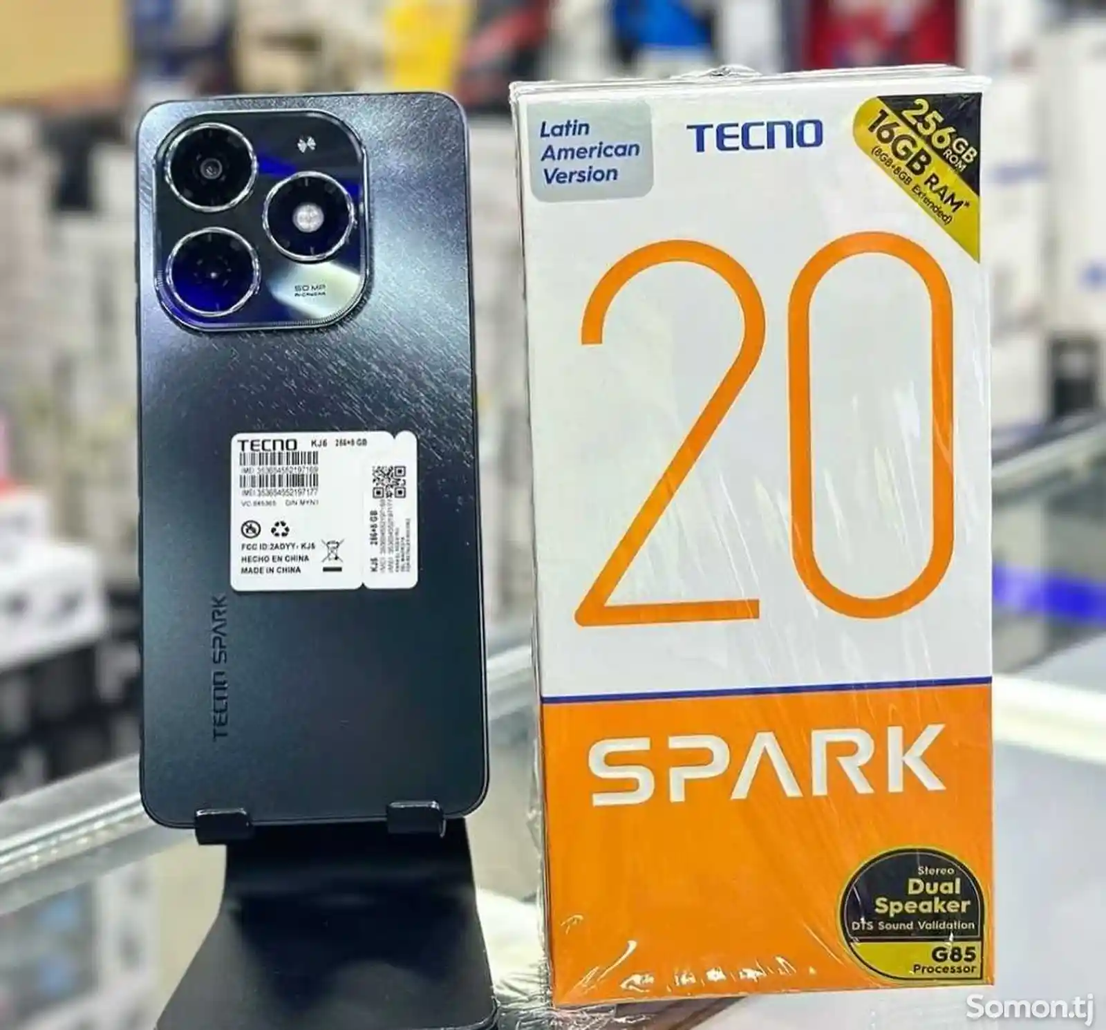 Tecno Spark 20 16/128Gb black-1