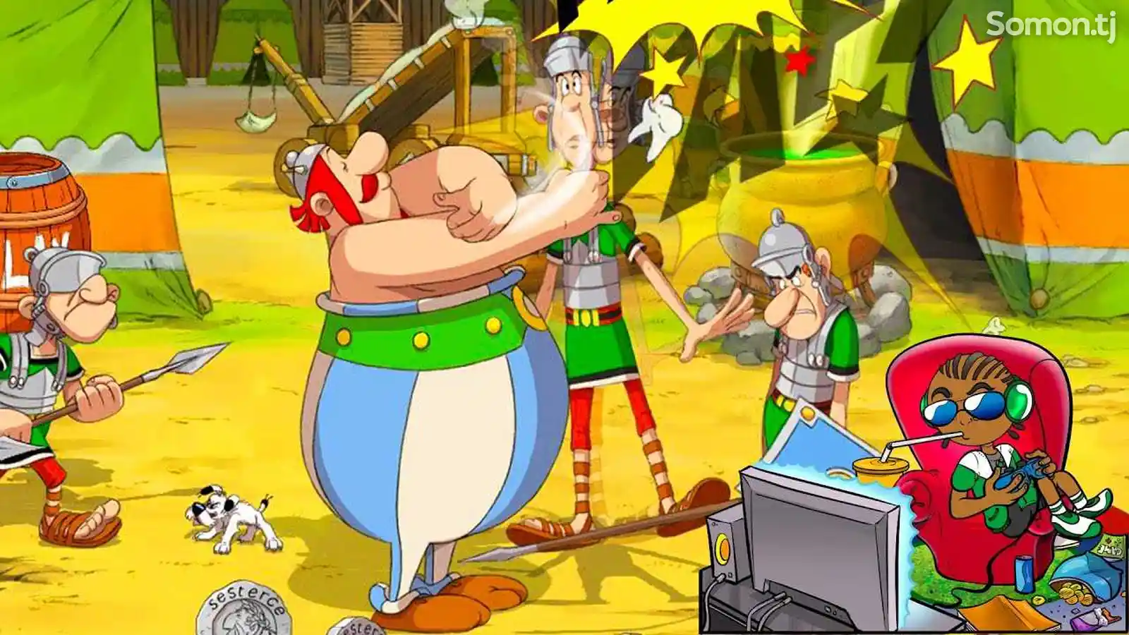 Игра Asterix and Obelix Slap them all для PS-4 / 5.05 / 6.72 / 7.02 / 9.00 /-2