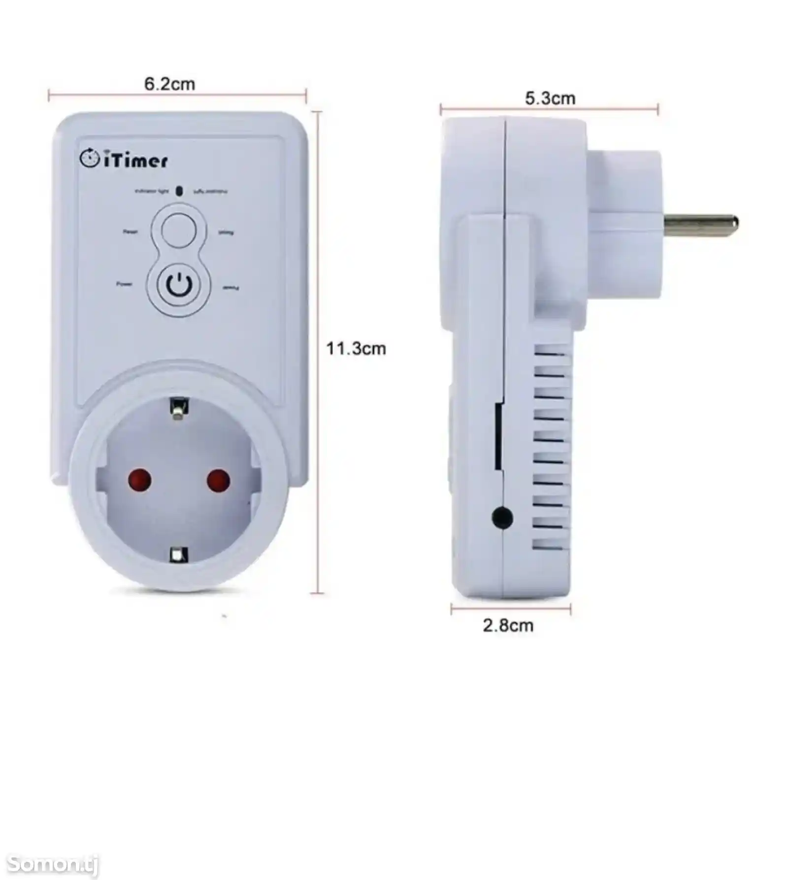 Розетка с GSM-модулем и датчиком температуры WT-C21 V2.01-3