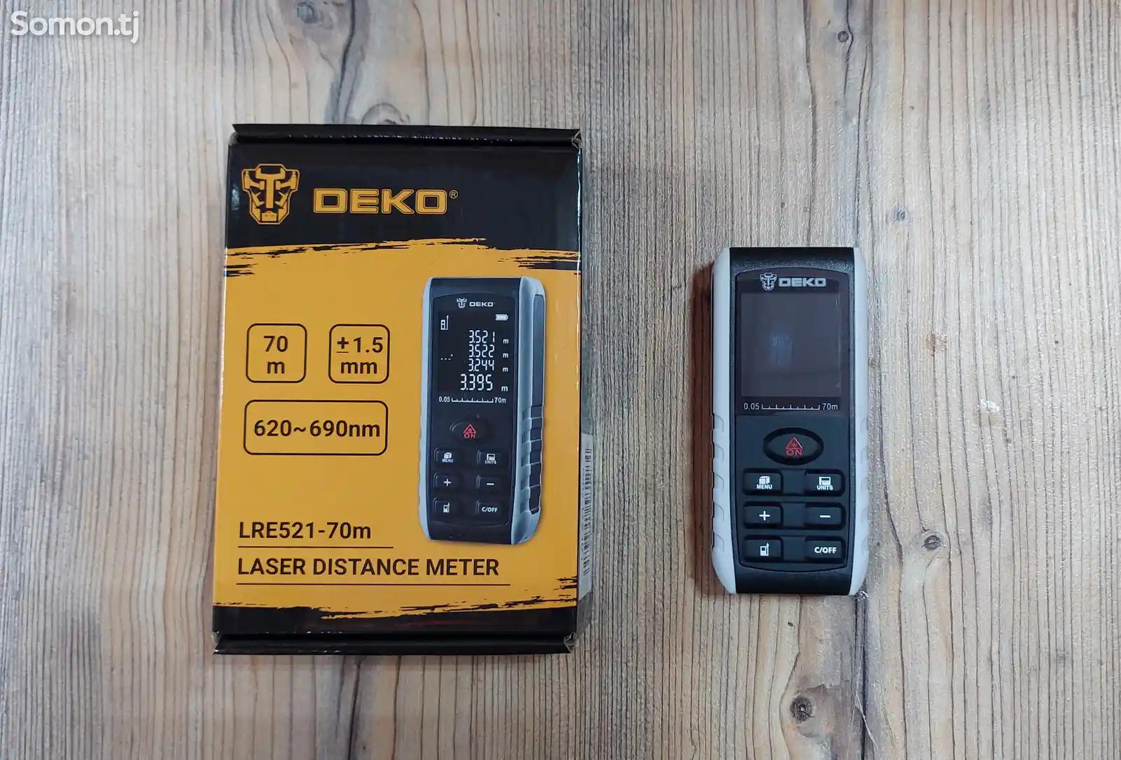 Дальномер лазерный 70м Deko LLRE521-70M с угломером-1
