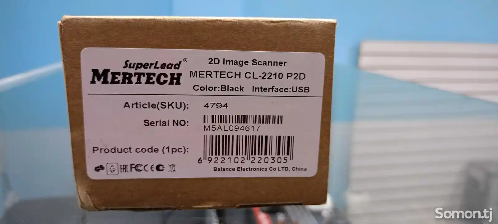 Сканер ручной безпроводной Mertech CL-2210 BLE Dongle P2D-1