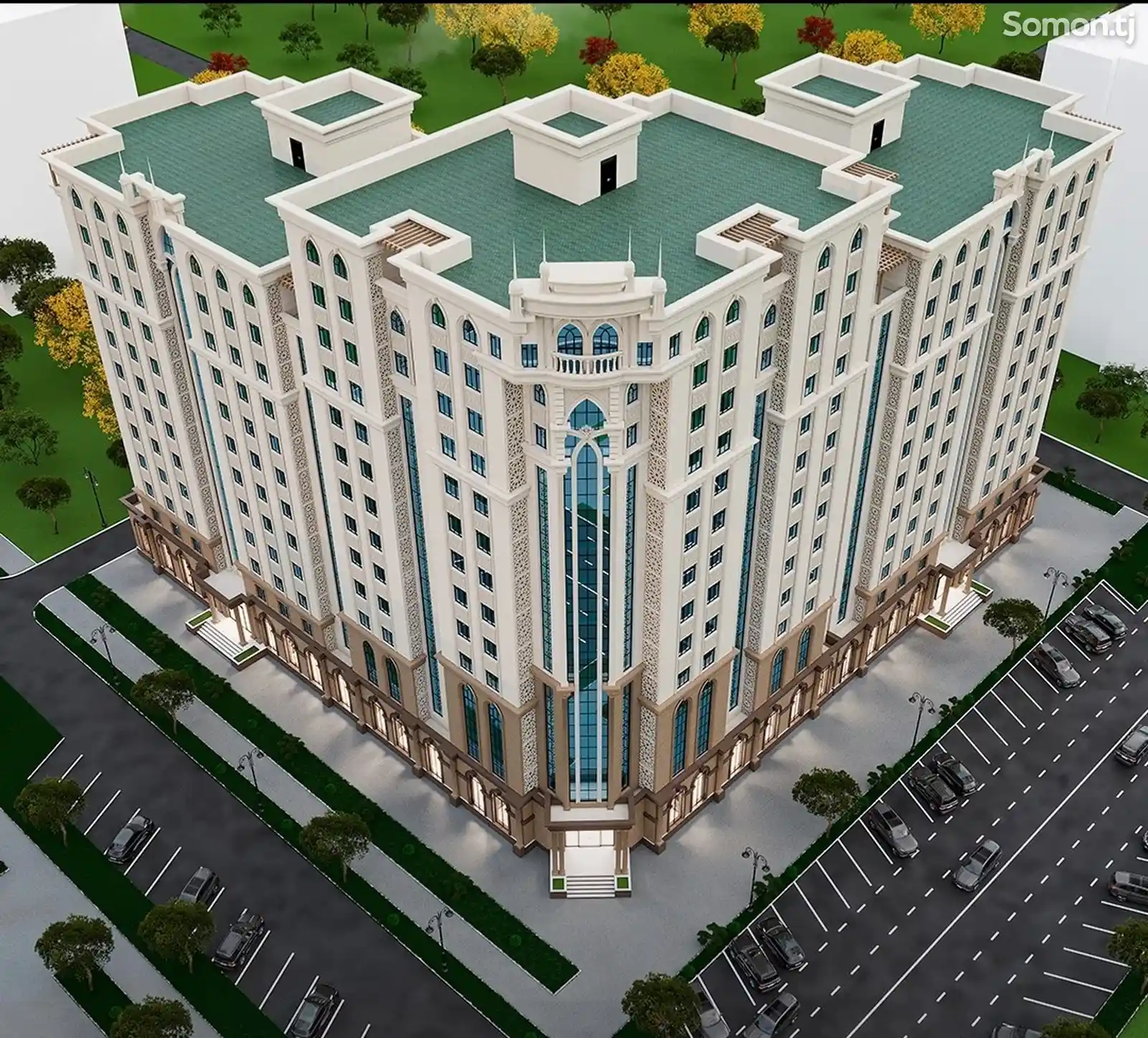 1-комн. квартира, 13 этаж, 62 м², И. Сомони-1