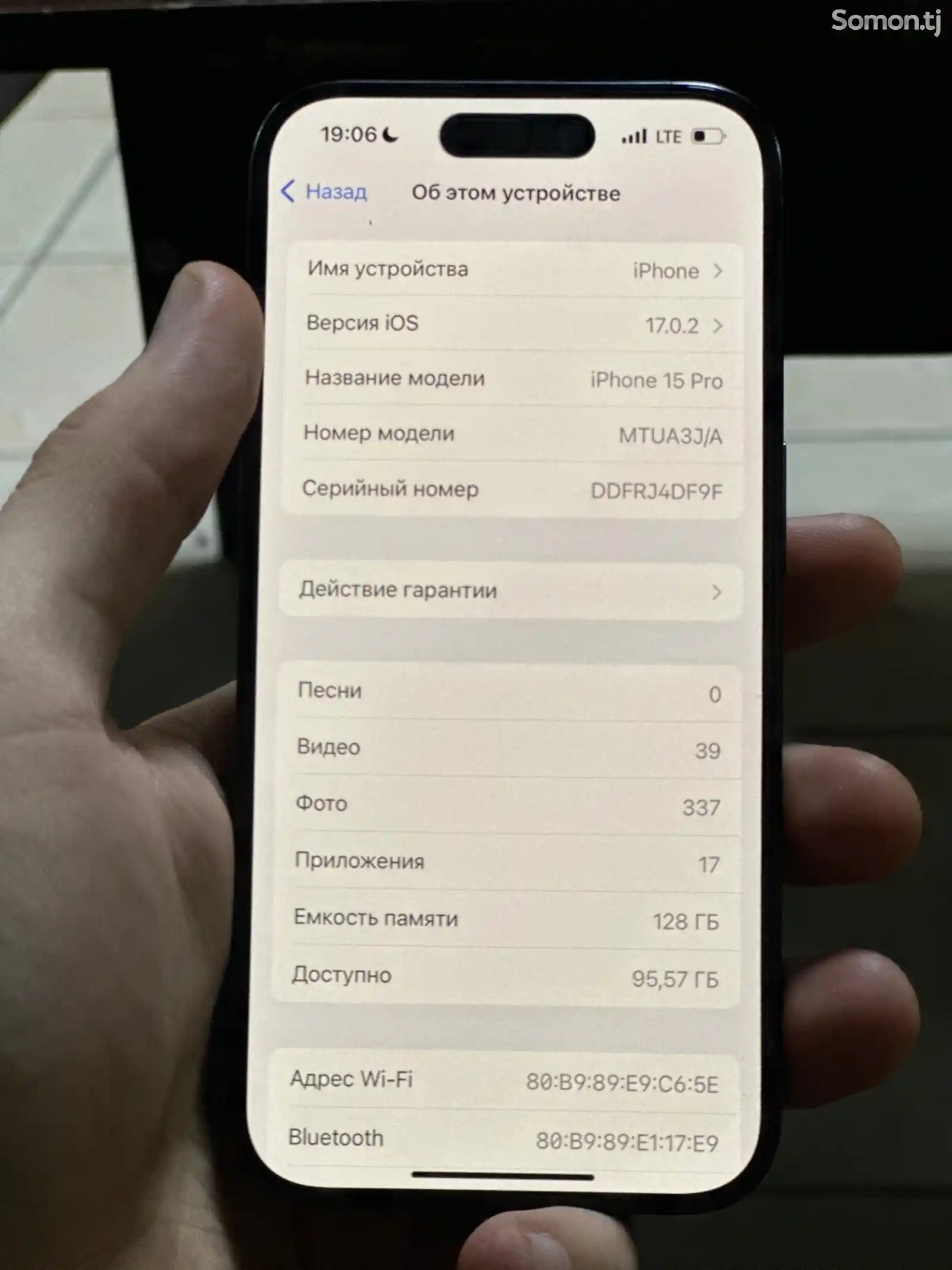 Apple iPhone 15 Pro, 128 gb, Blue Titanium-4