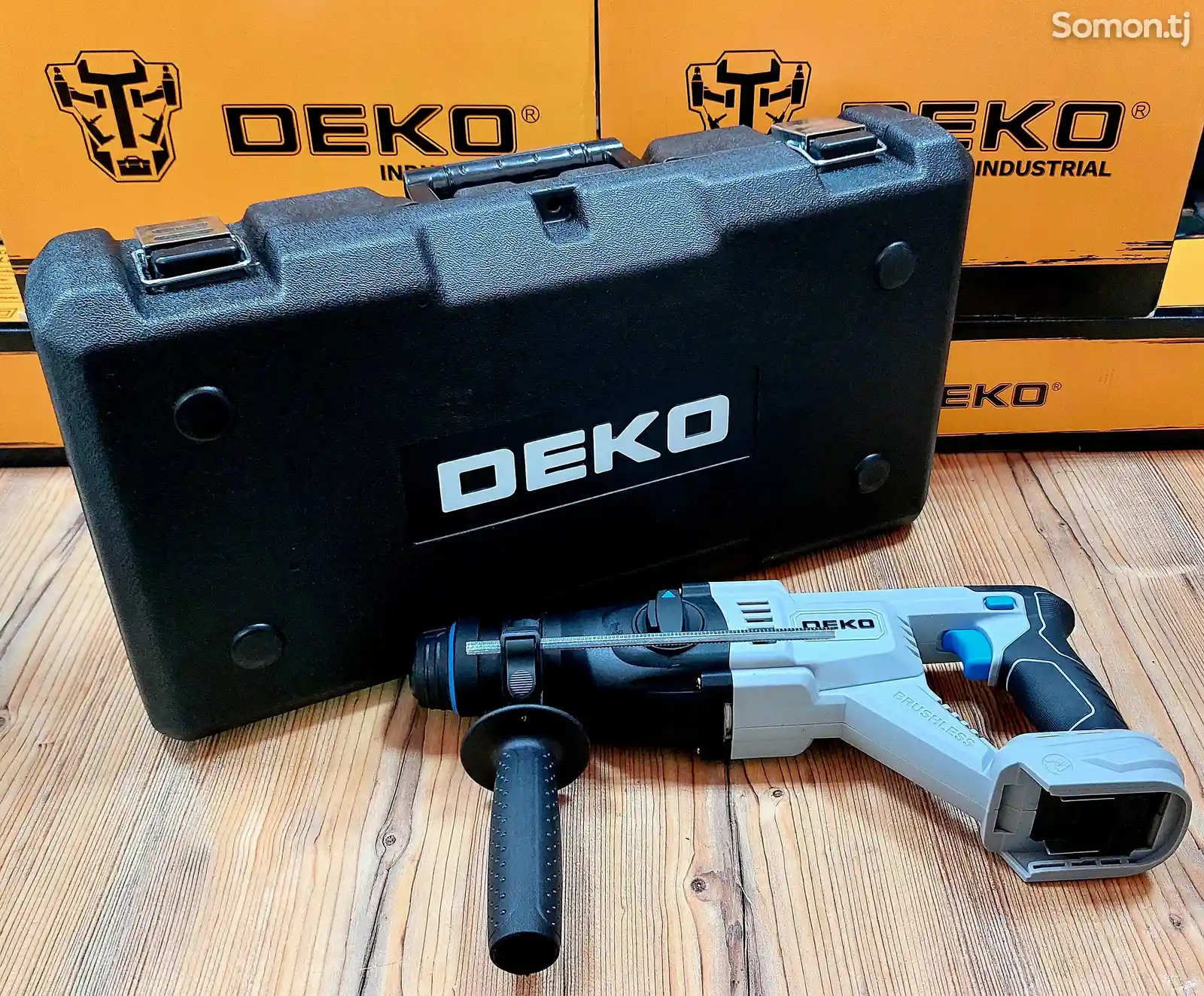 Перфоратор аккумуляторный бесщеточный 20V Deko DKBL20RH01-1