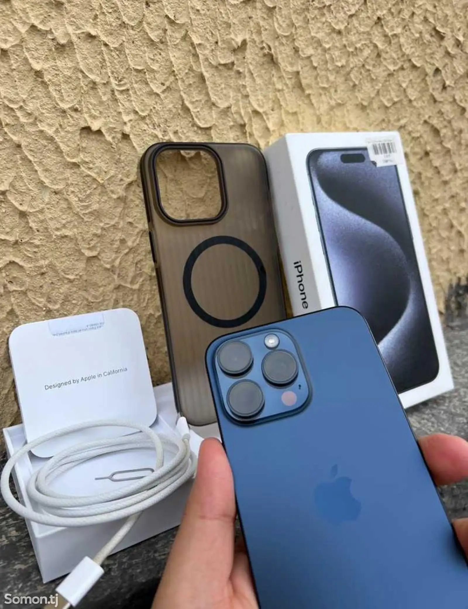 Apple iPhone 15 Pro Max, 1 tb, Blue Titanium-1