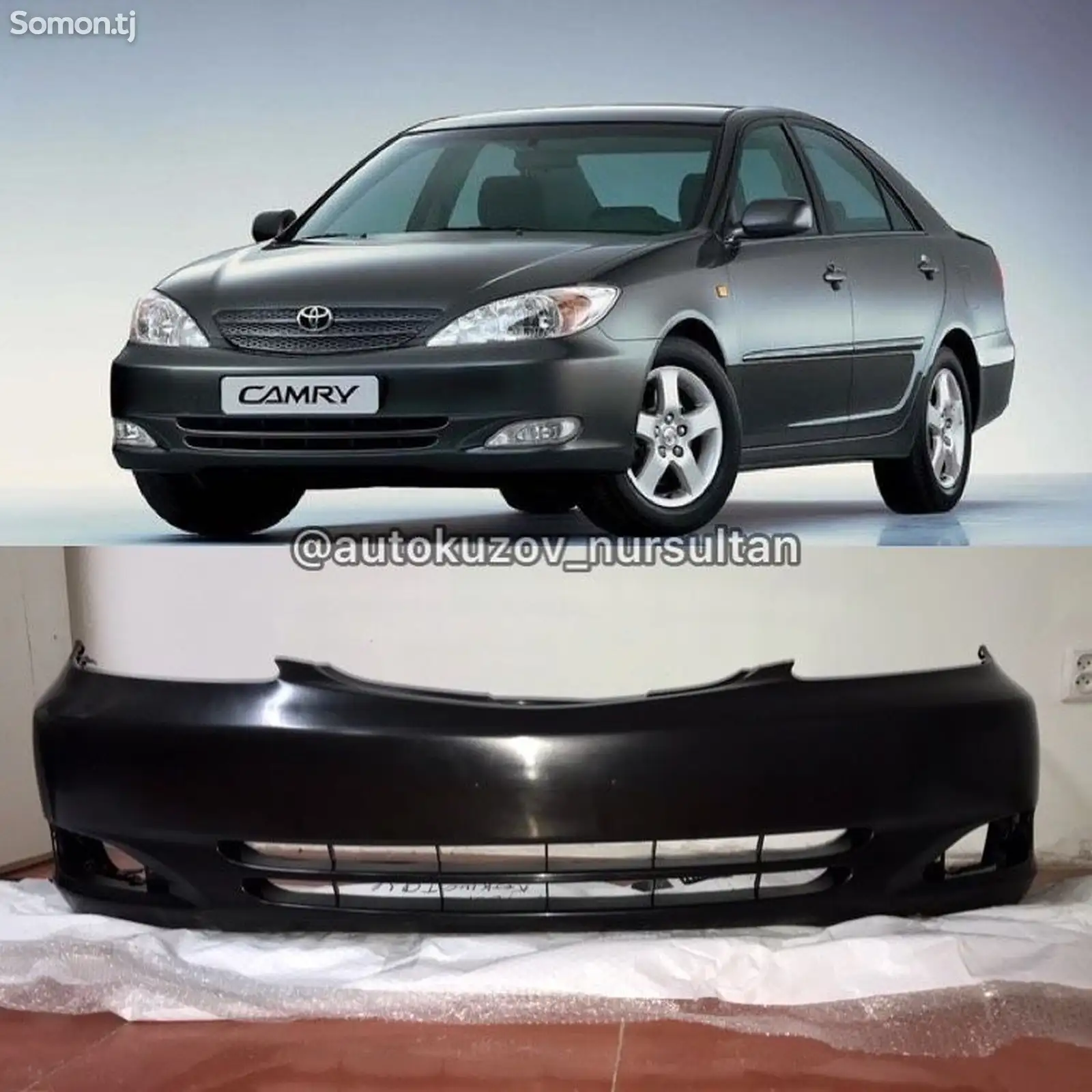 Передний бампер от Toyota Camry 1 2001-2003-1